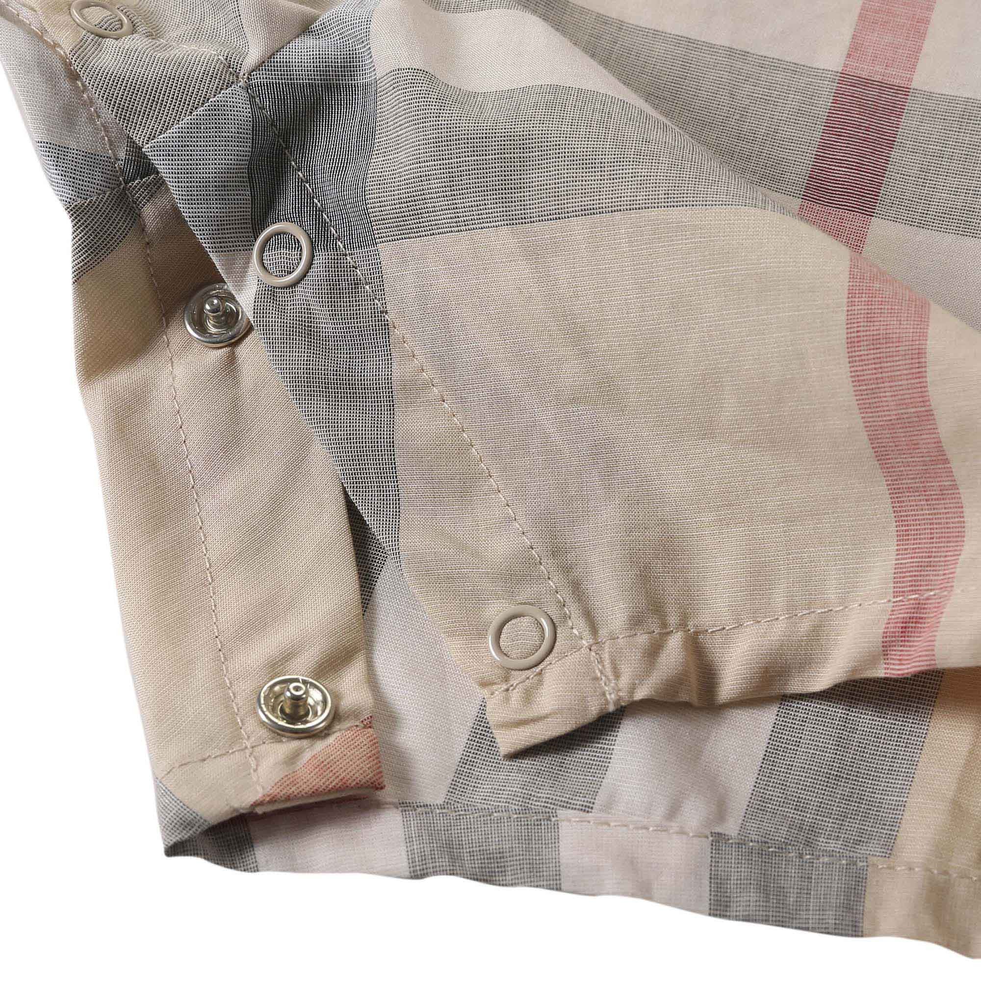 Baby Pale Pink Classic Check Cotton Babygrow - CÉMAROSE | Children's Fashion Store - 6