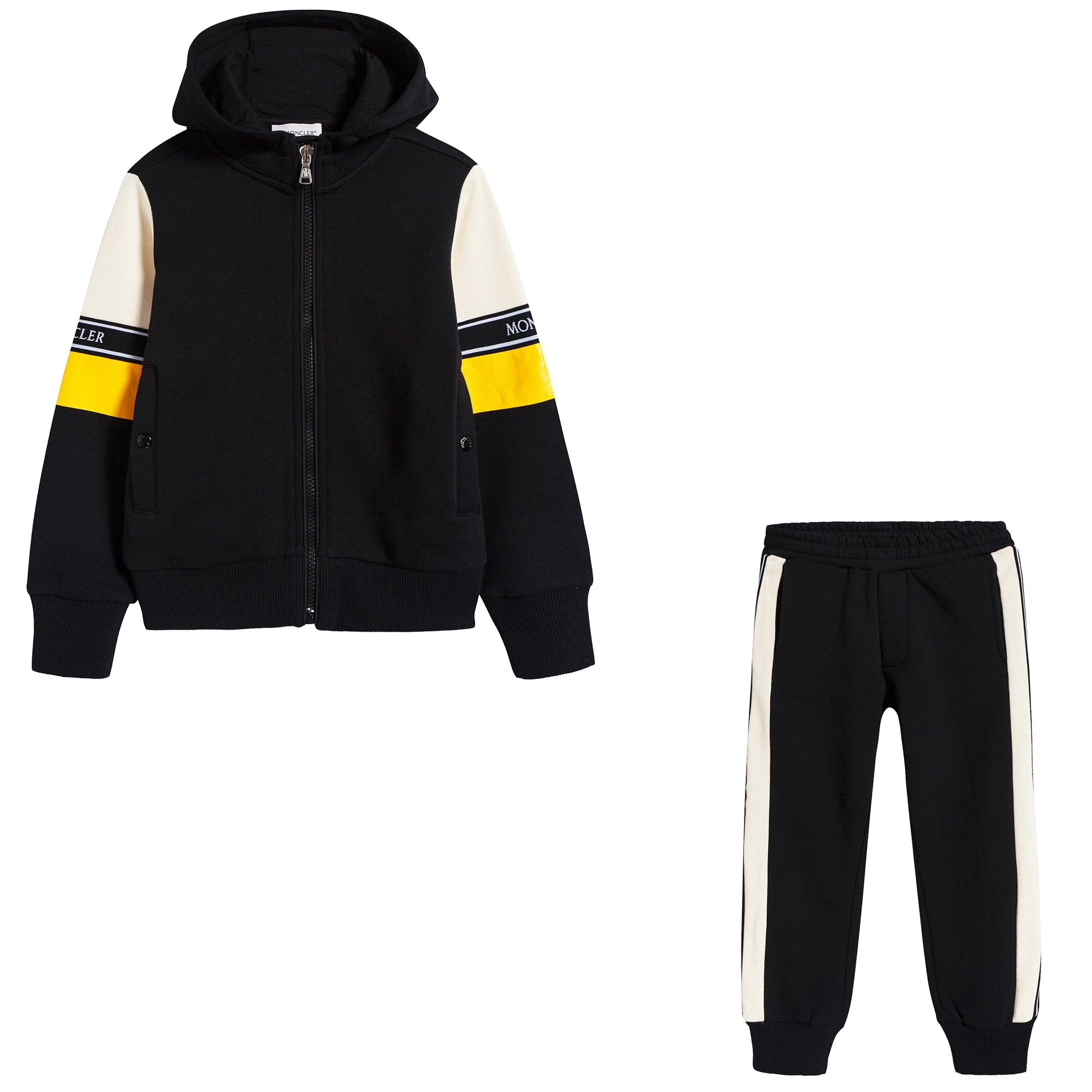 Boys Black Cotton Sets