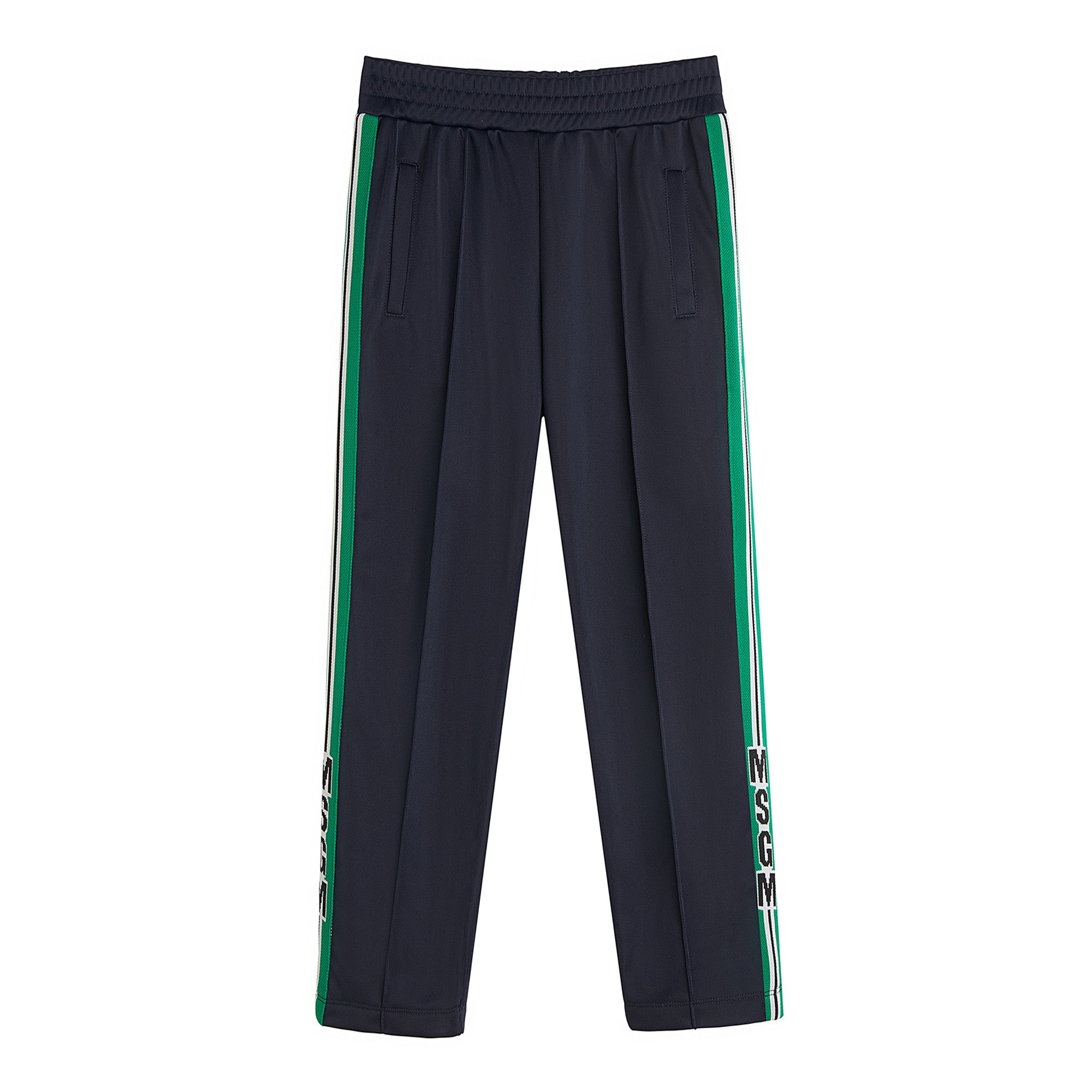 Boys Blue Logo Trousers