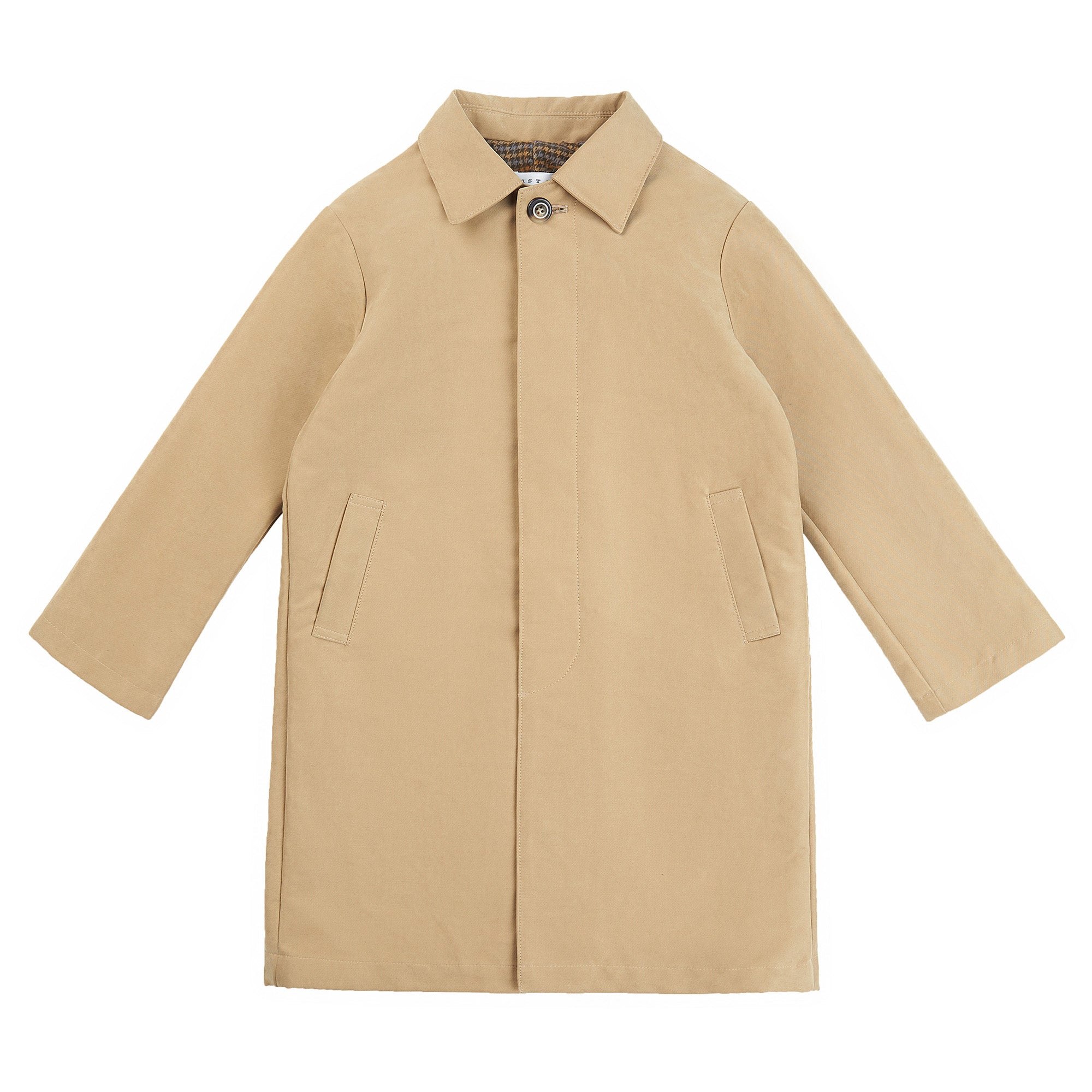 Boys & Girls Beige Cotton Coat
