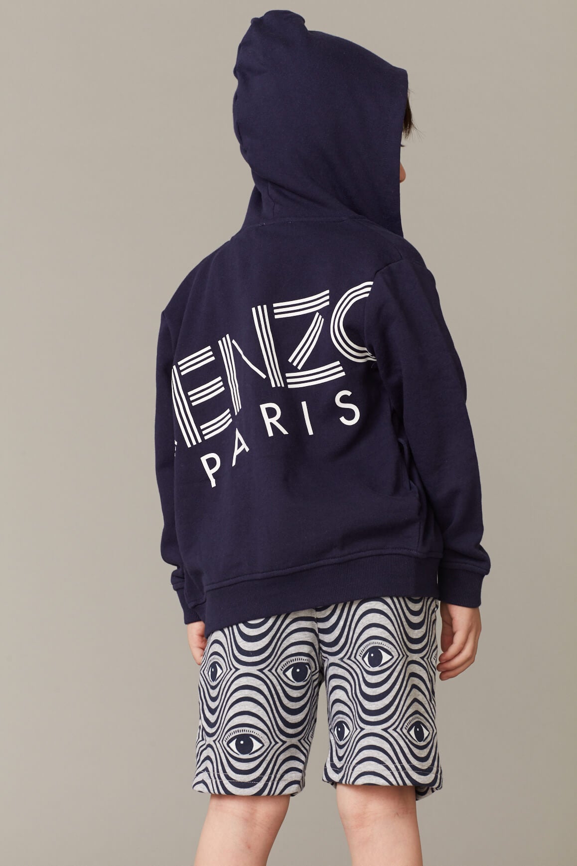 Boys Navy Cotton Cardigan