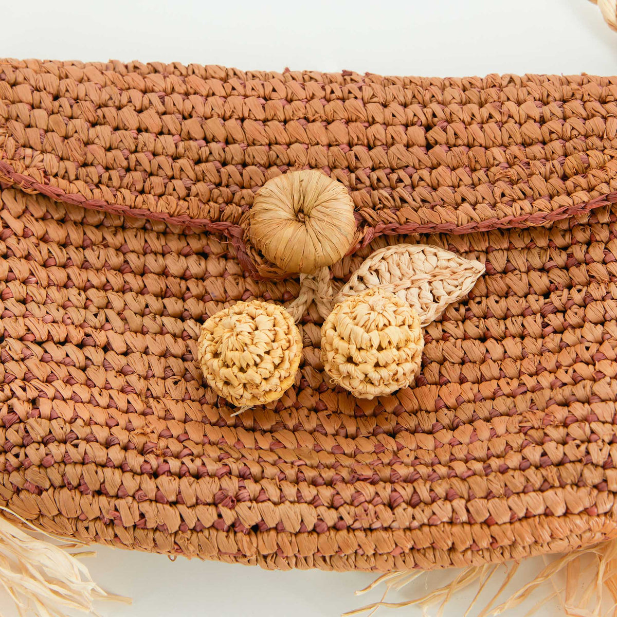 Sac à bandoulière Raphia pour filles