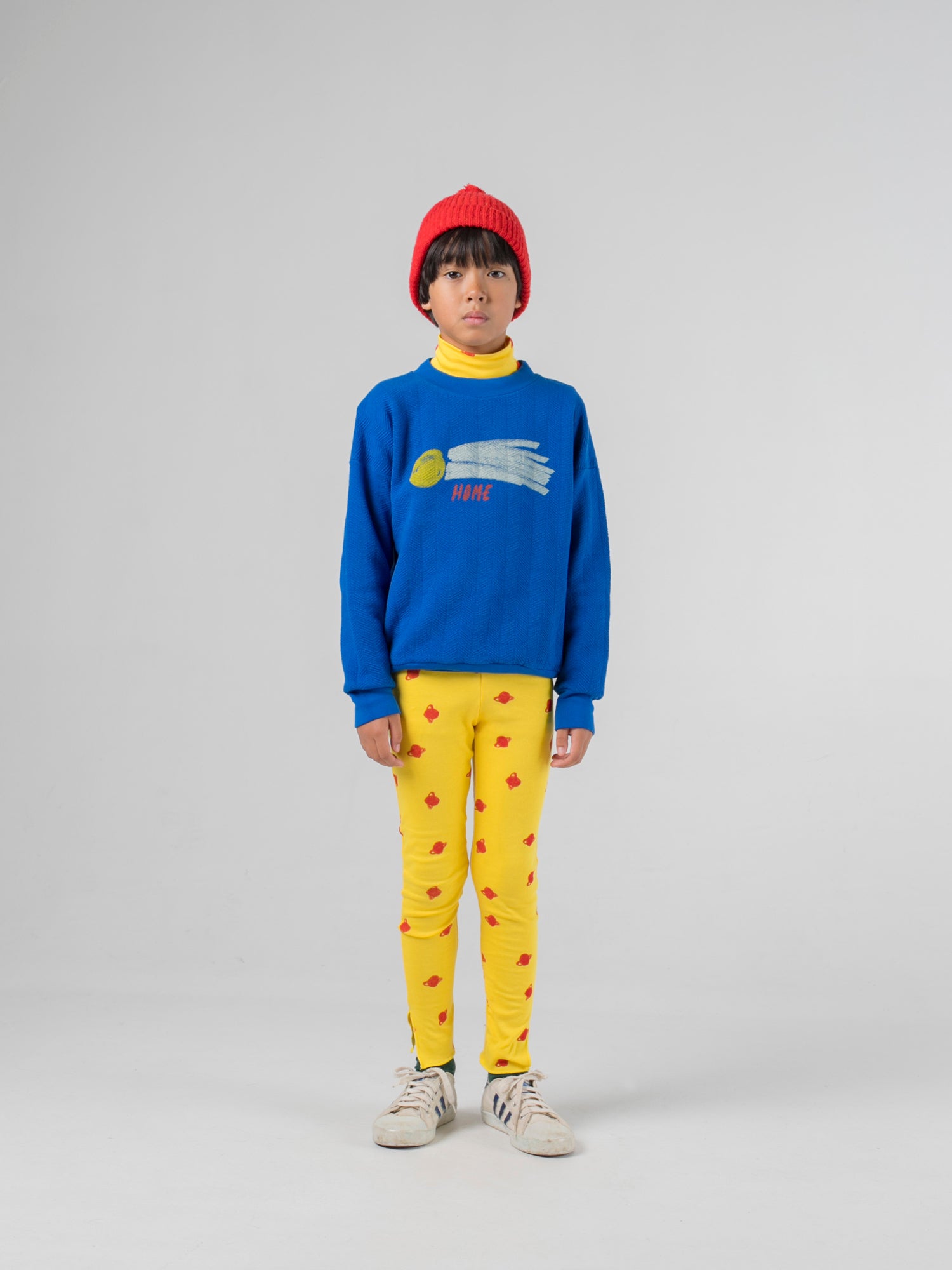 Boys Blue Star Cotton Sweatershirt