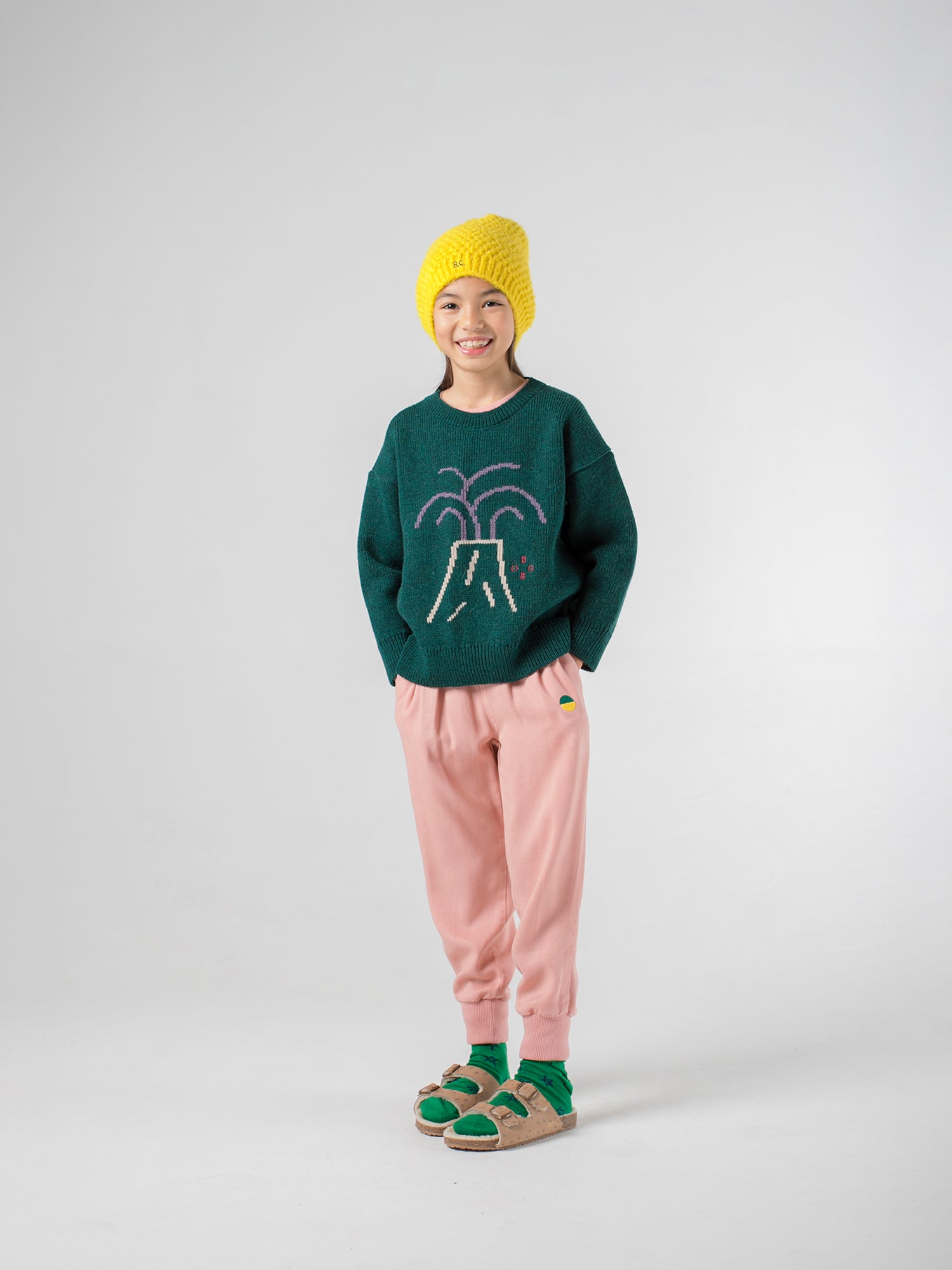 Boys & Girls Green Valcano Sweater