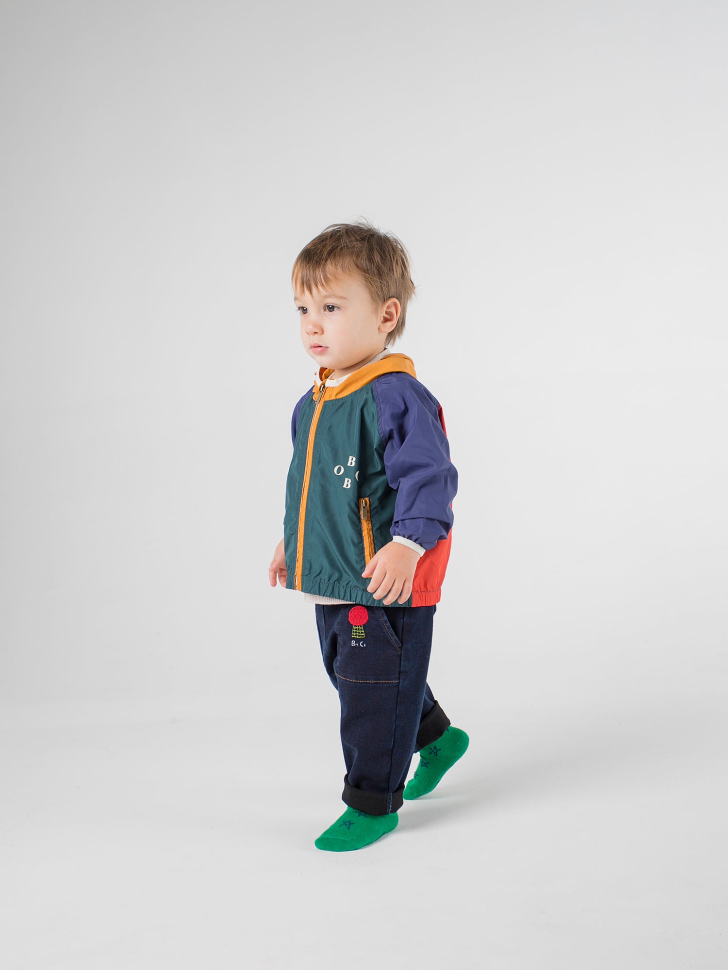 Baby Boys & Girls Multicolor Packable Coat