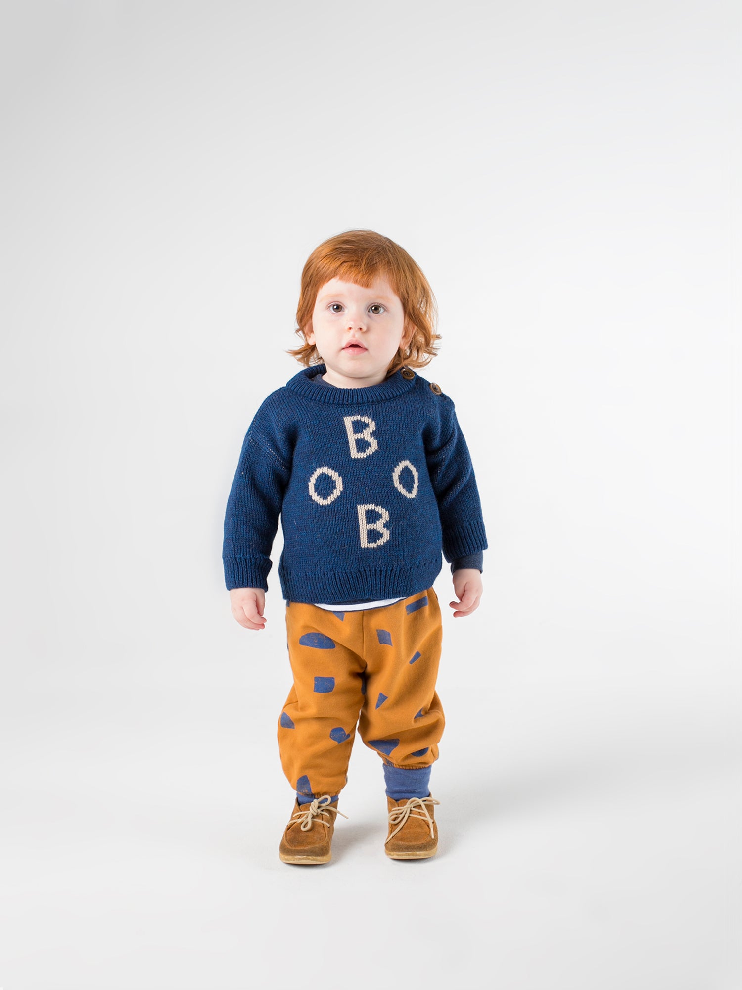 Baby Boys Navy Logo Sweater