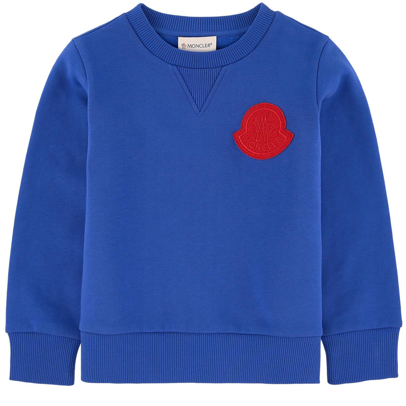 Boys Blue Cotton Sweatshirt