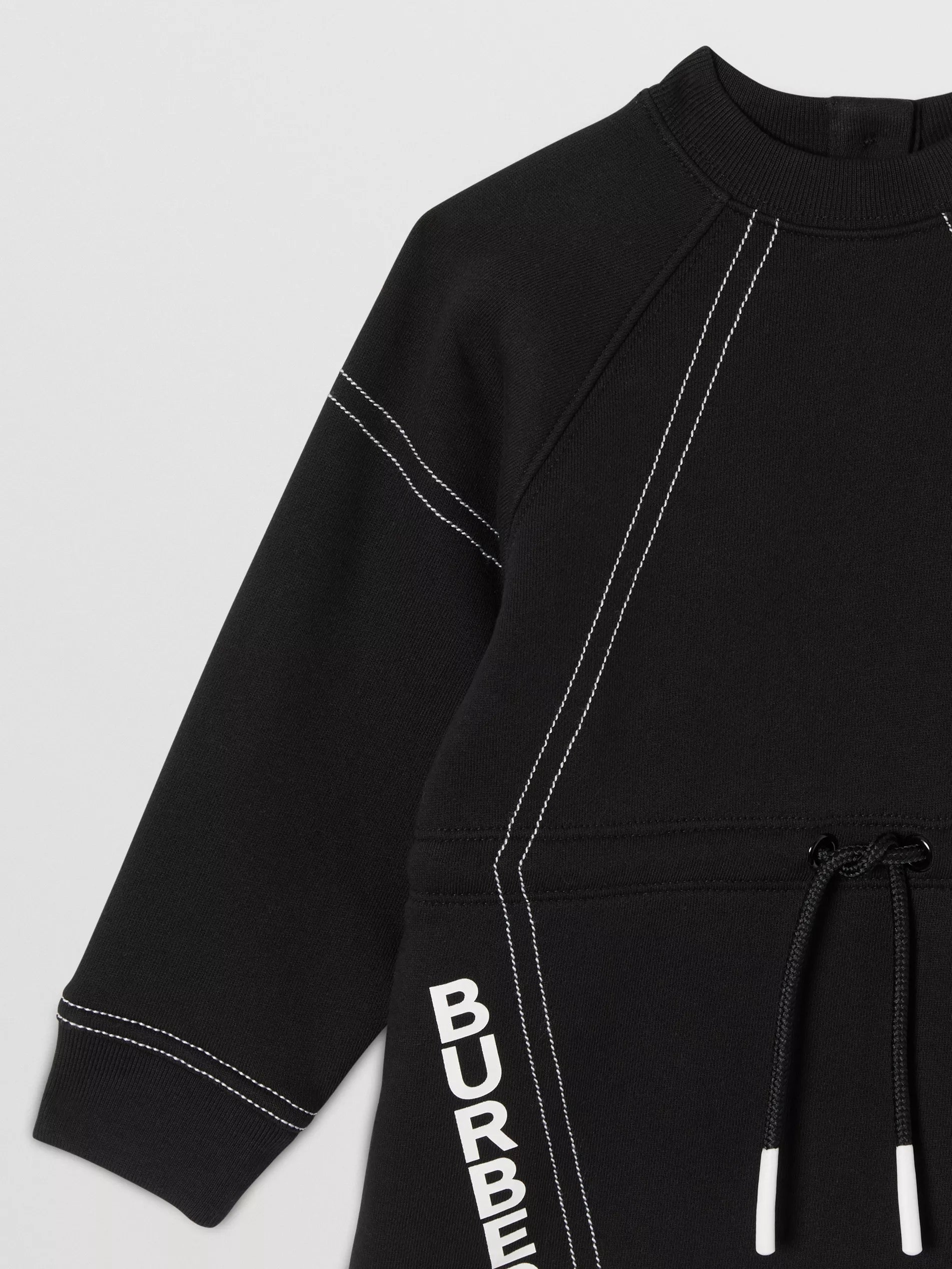 Robe noire en coton pour fille