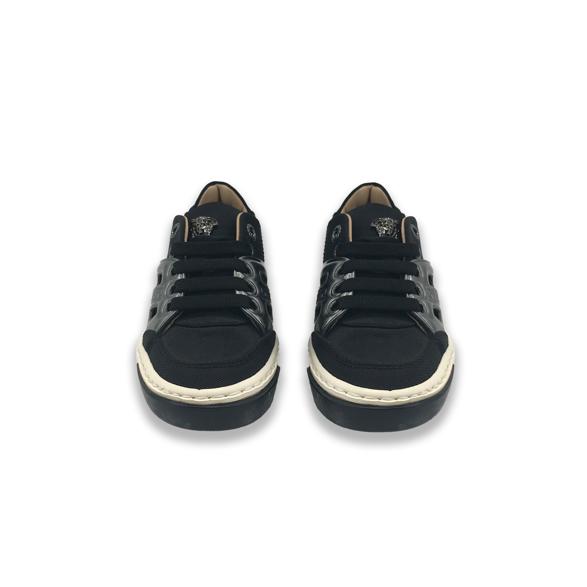 Boys & Girls Black Low Trainers