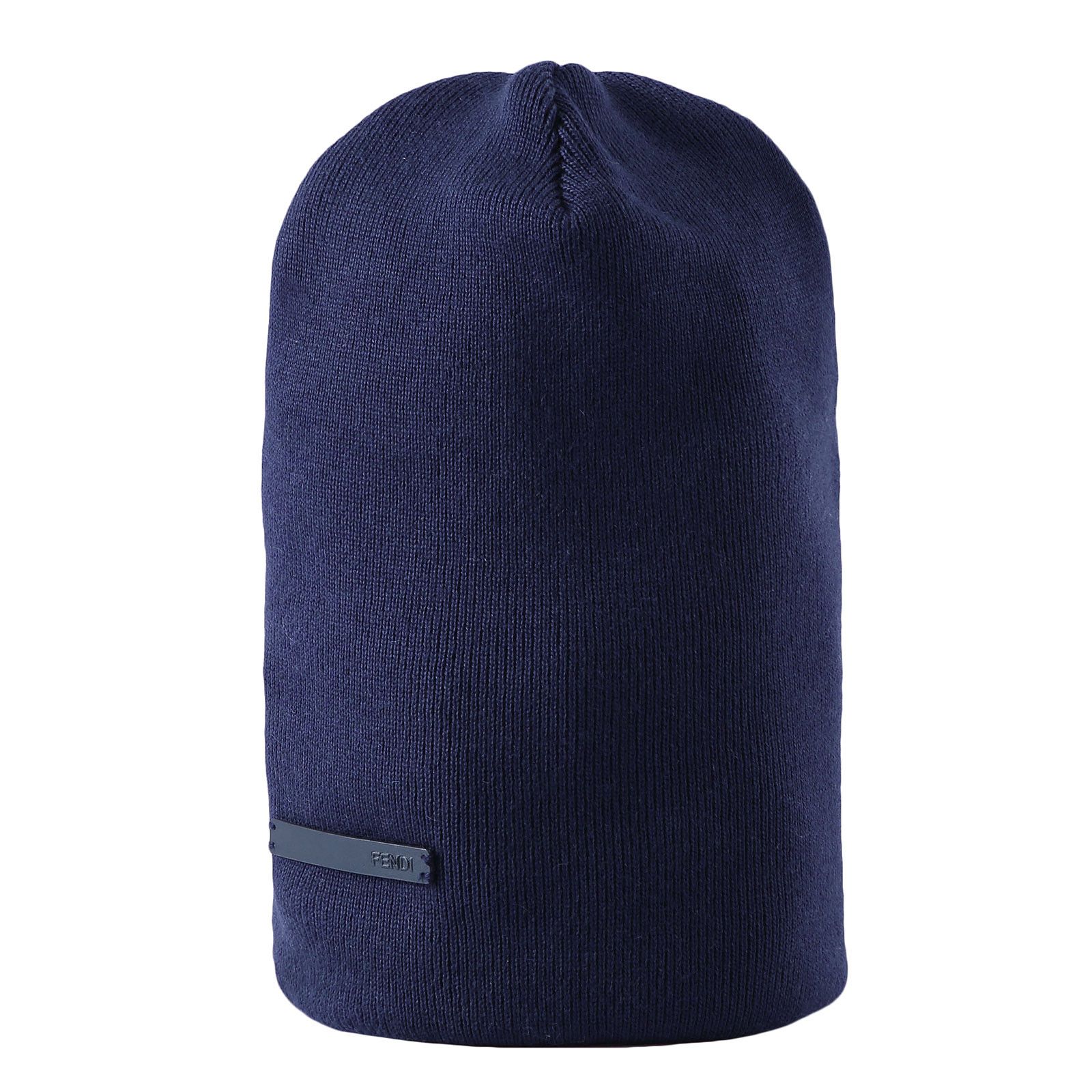 Boys Navy Blue Knitted 'Monster' Eyes Printed Hat - CÉMAROSE | Children's Fashion Store - 2