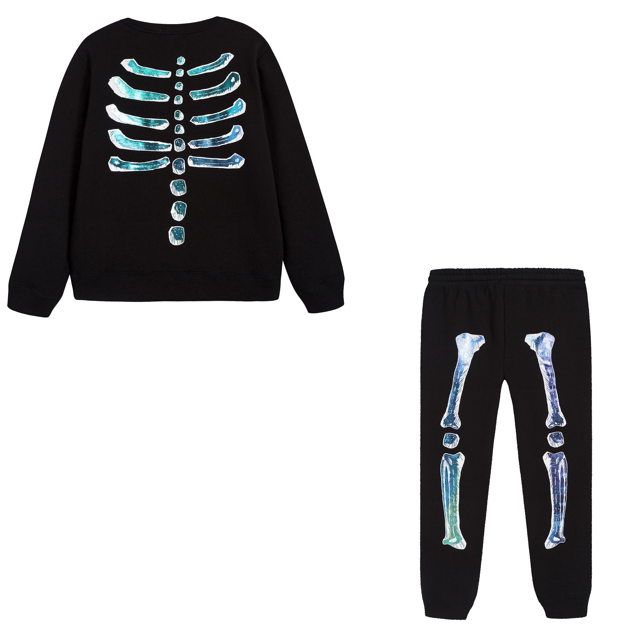 Boys Black Cotton Tracksuit