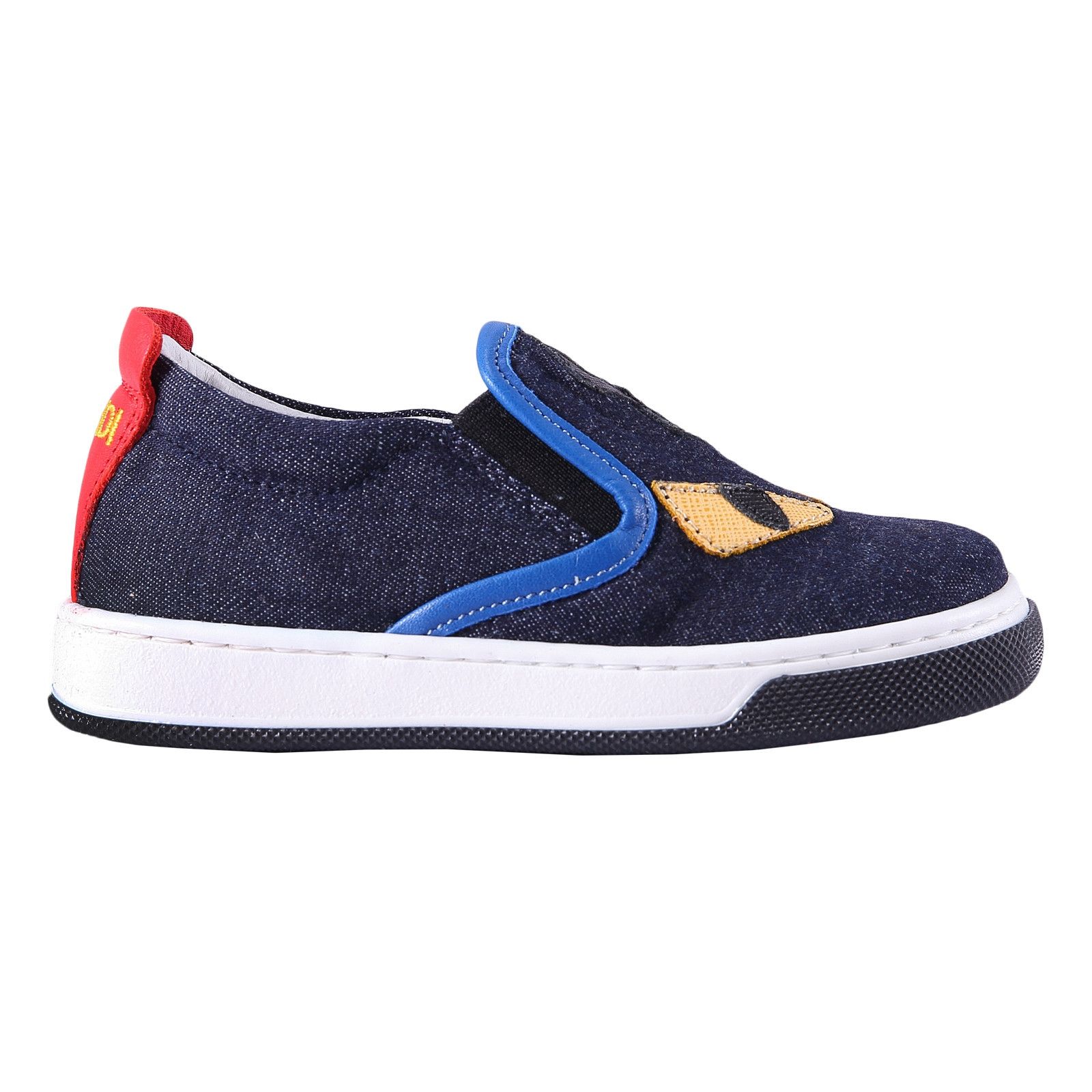 Boys Blue 'Monster' Surface Cotton Trainers - CÉMAROSE | Children's Fashion Store - 2