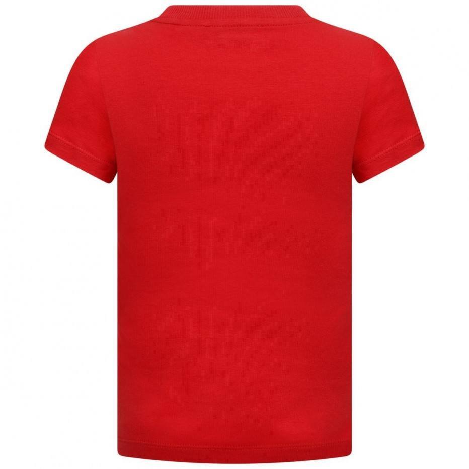 Boys & Girls Red Cotton T-Shirt