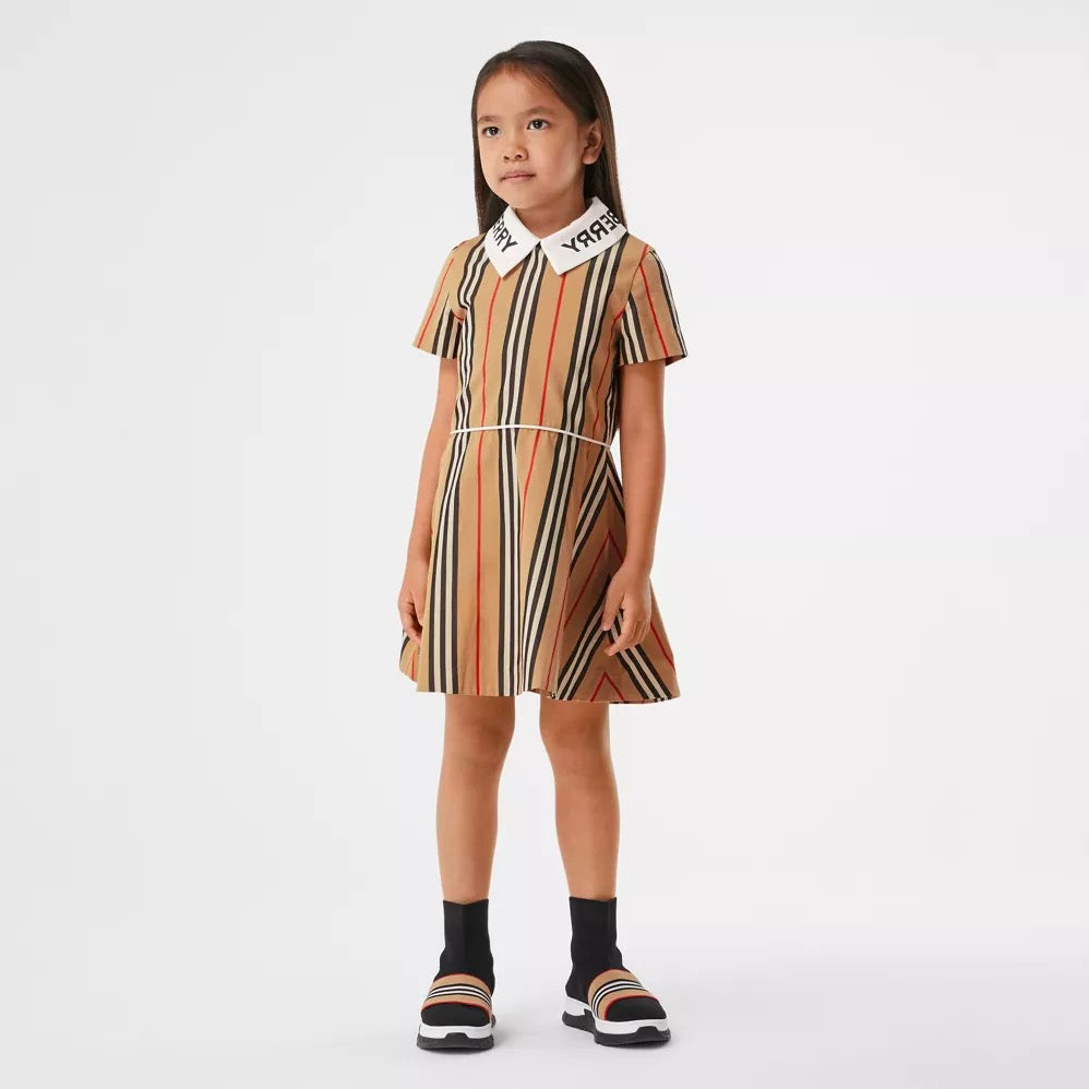 Robe en coton beige Archive pour filles