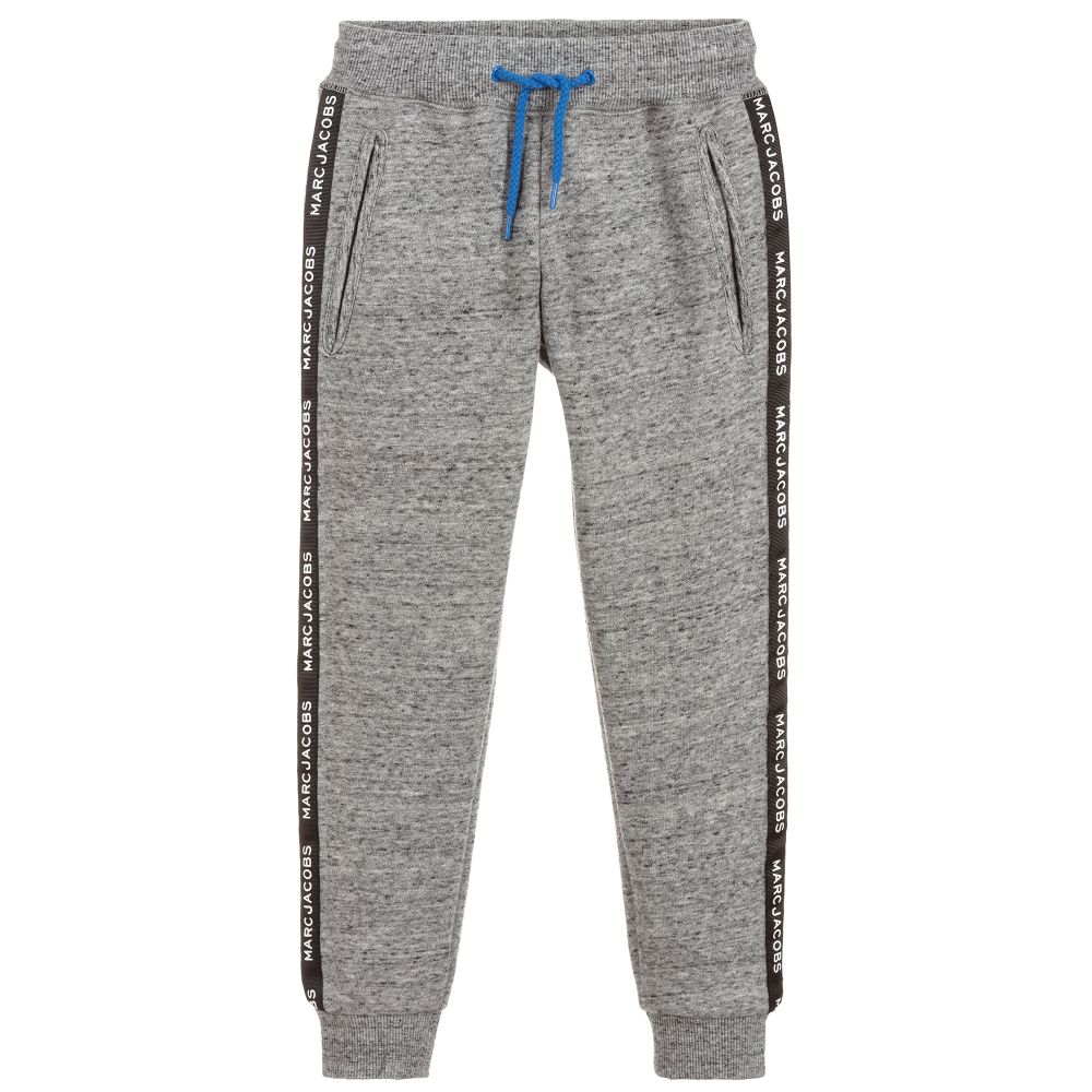 Boys Grey Cotton Trousers