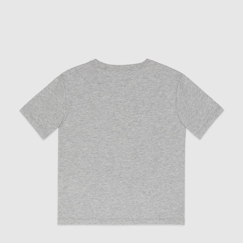 Boys Grey Tennis Cotton T-shirt