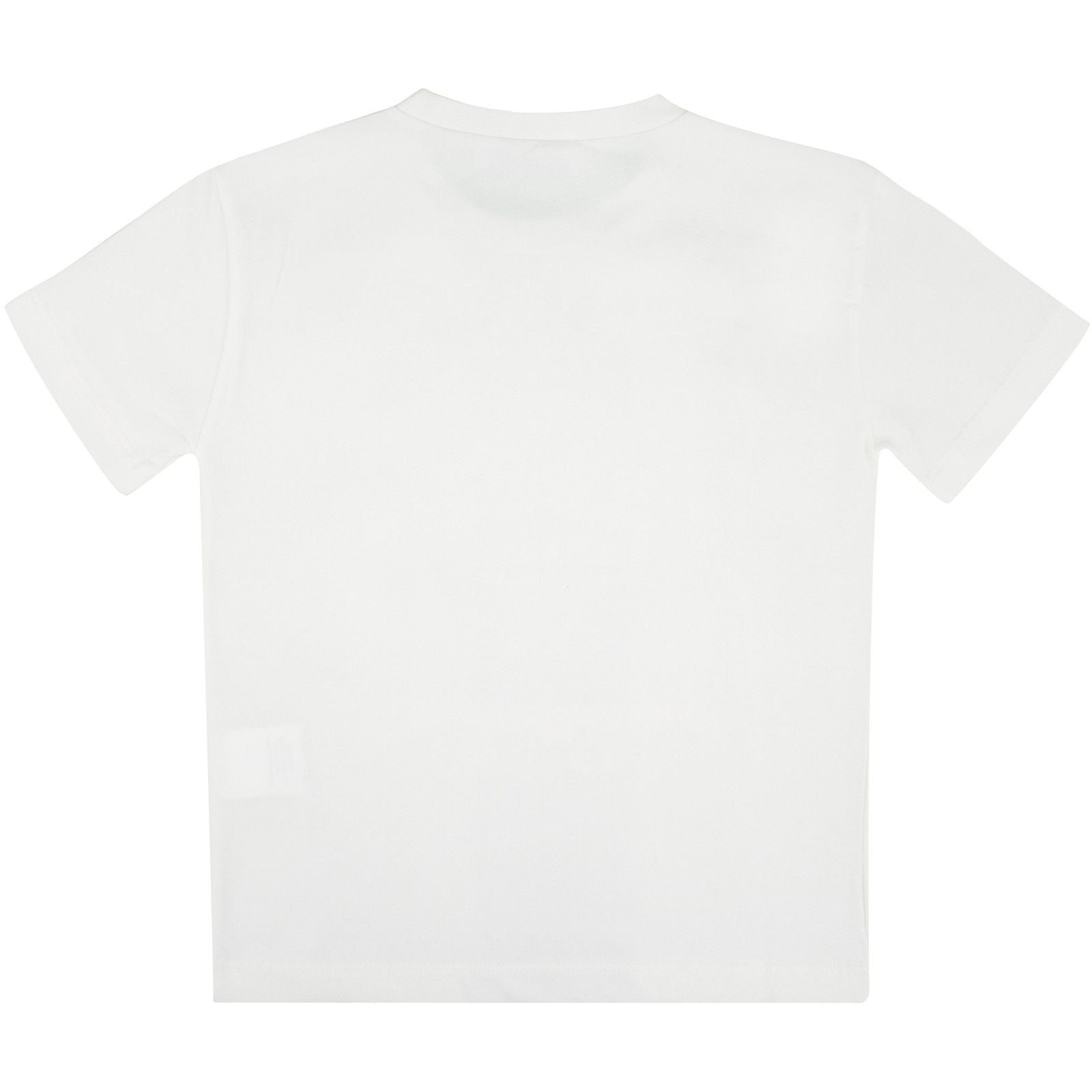 Boys Ivory Medusa Frame Printed Cotton Jersey T-Shirt - CÉMAROSE | Children's Fashion Store - 2