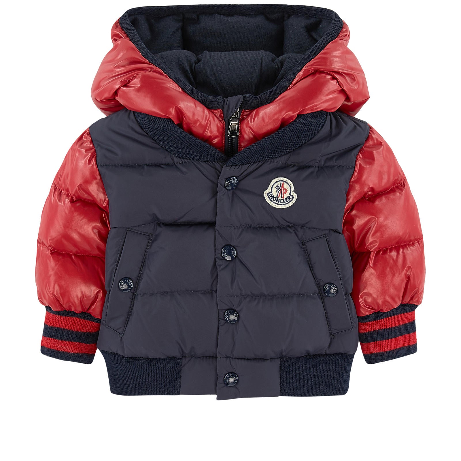 Baby Boys Red & Navy "MONIEUX" Coat