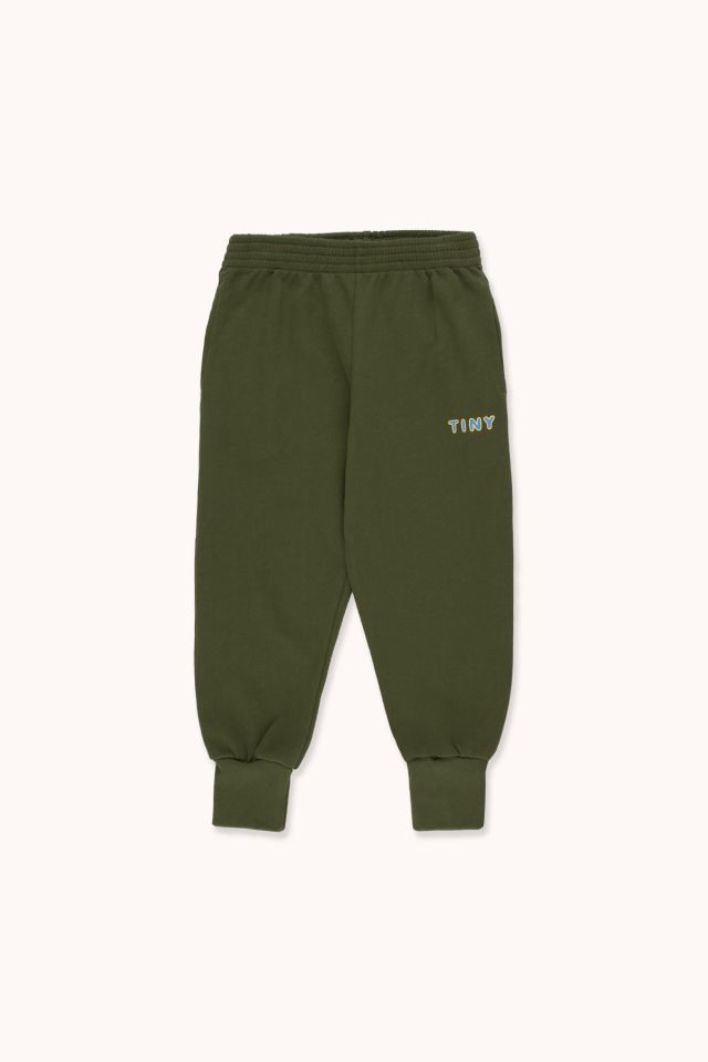Boys & Girls Green Logo Trousers