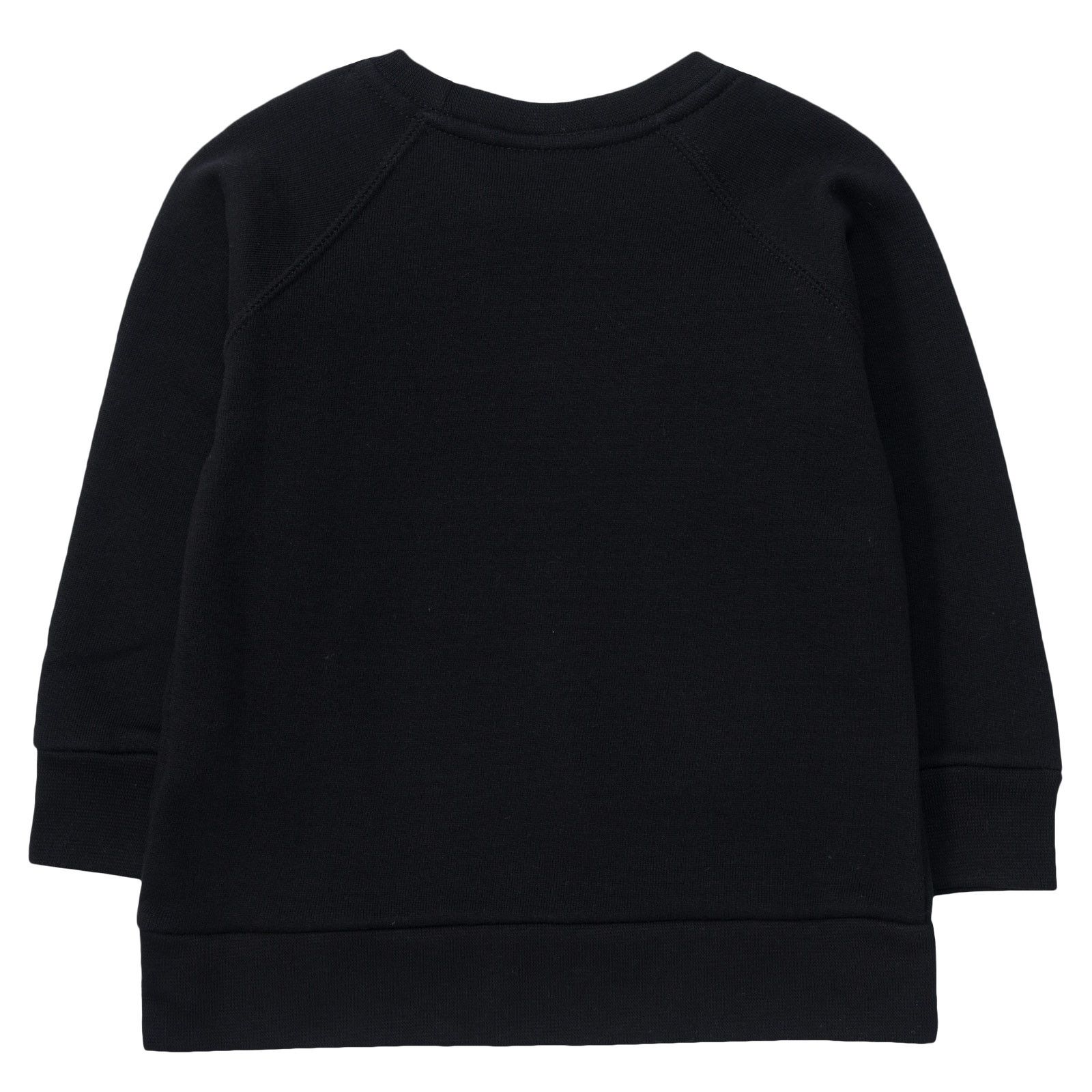 Boys&Girls Black Mouth Printed Logo Sweatshirt - CÉMAROSE | Children's Fashion Store - 2