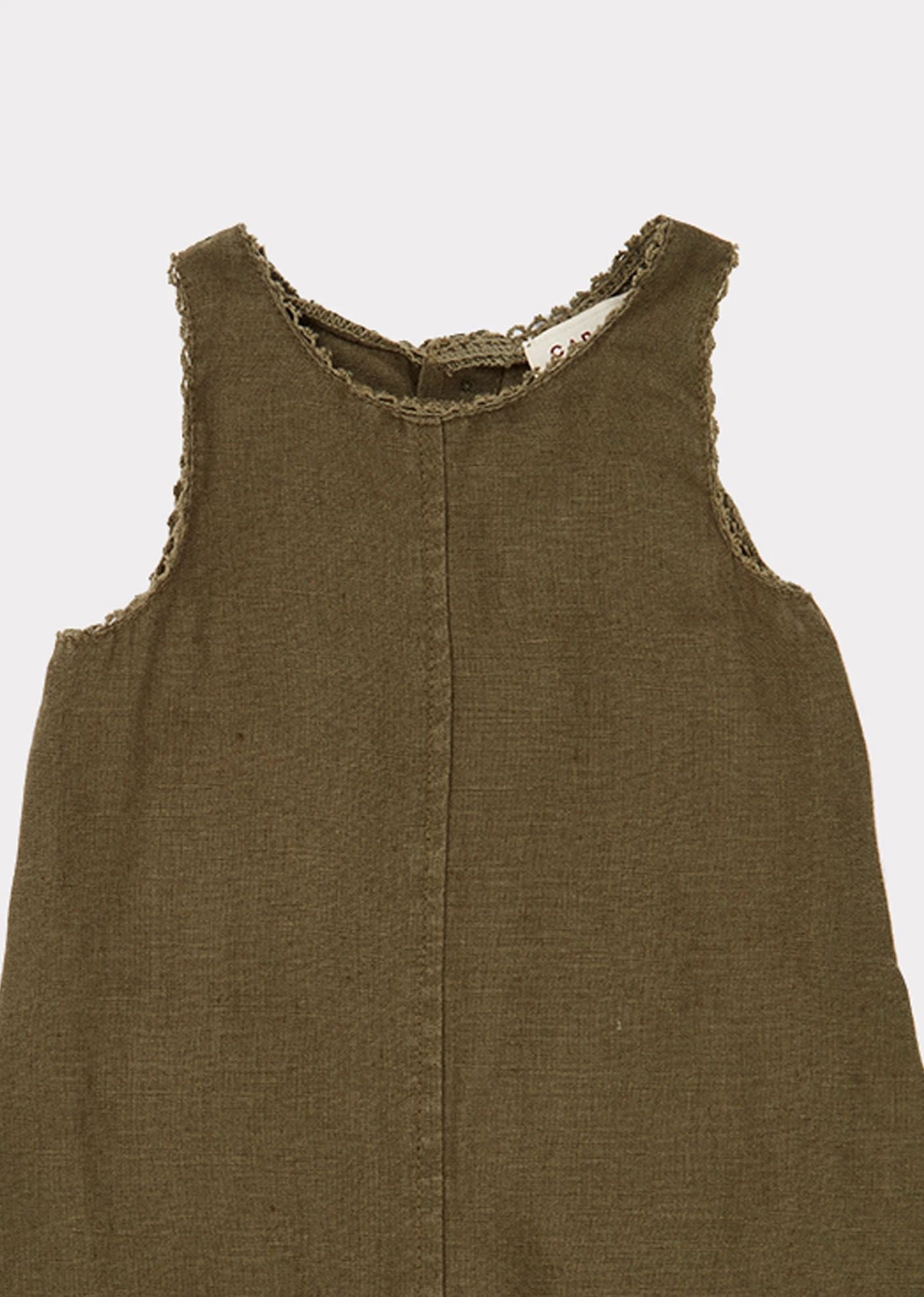 Combinaison bébé fille vert foncé
