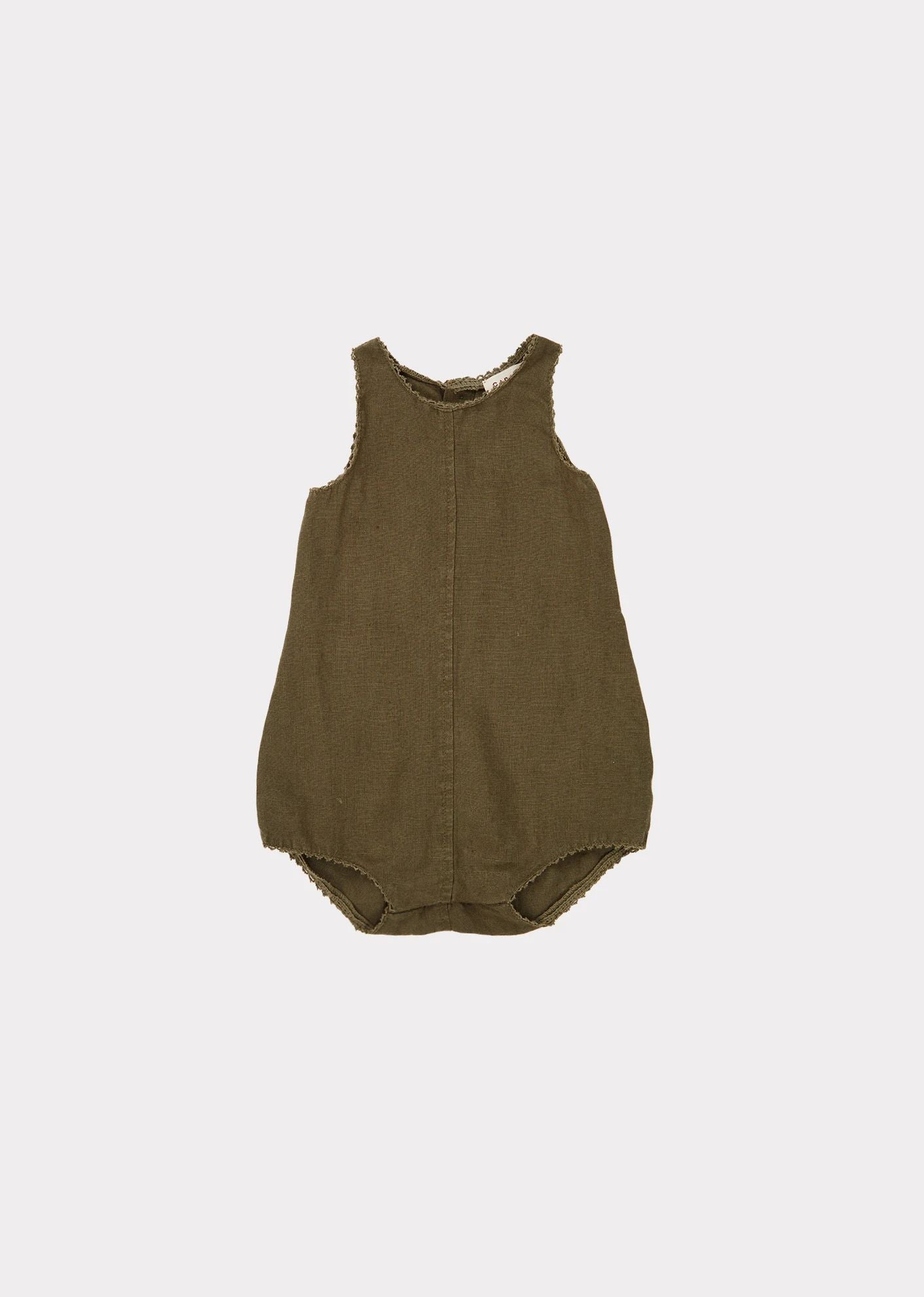 Combinaison bébé fille vert foncé