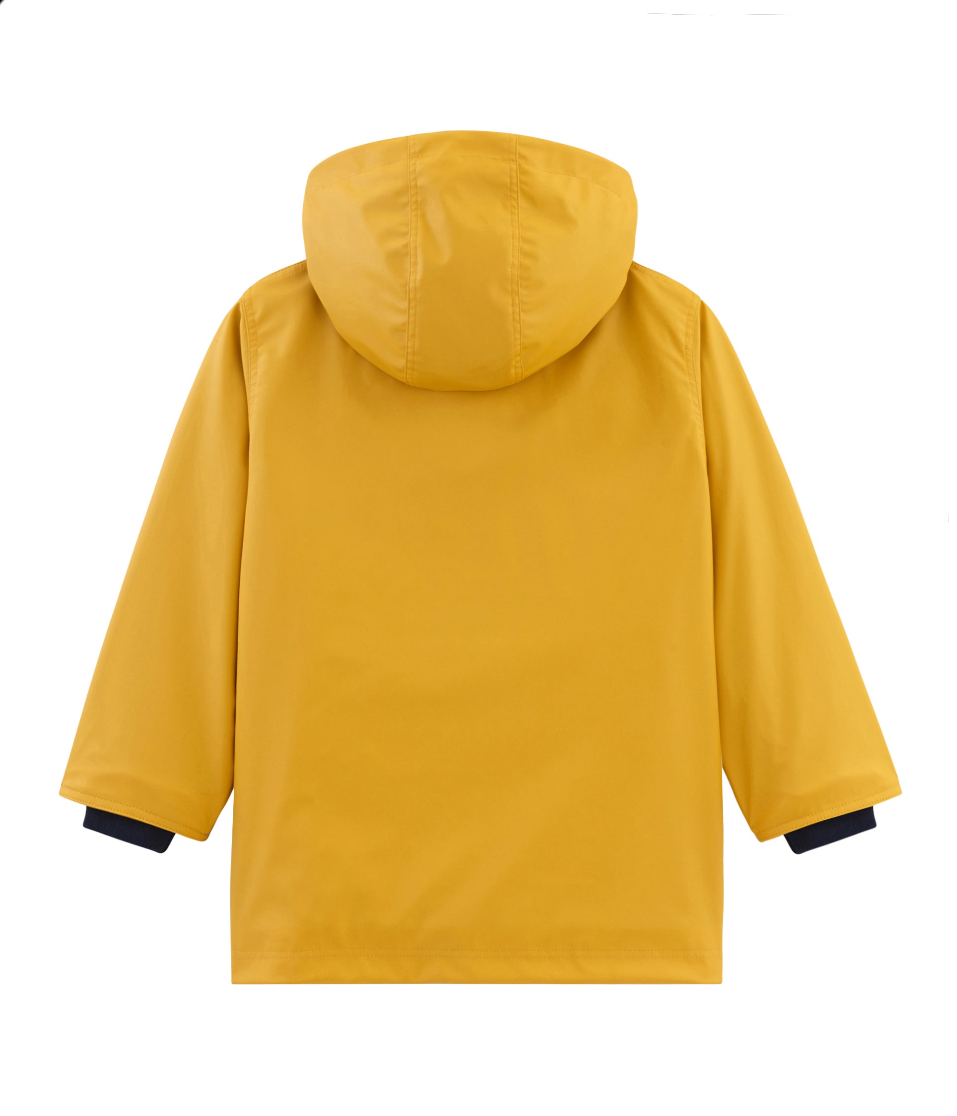 Boys Yellow Hooded Coat
