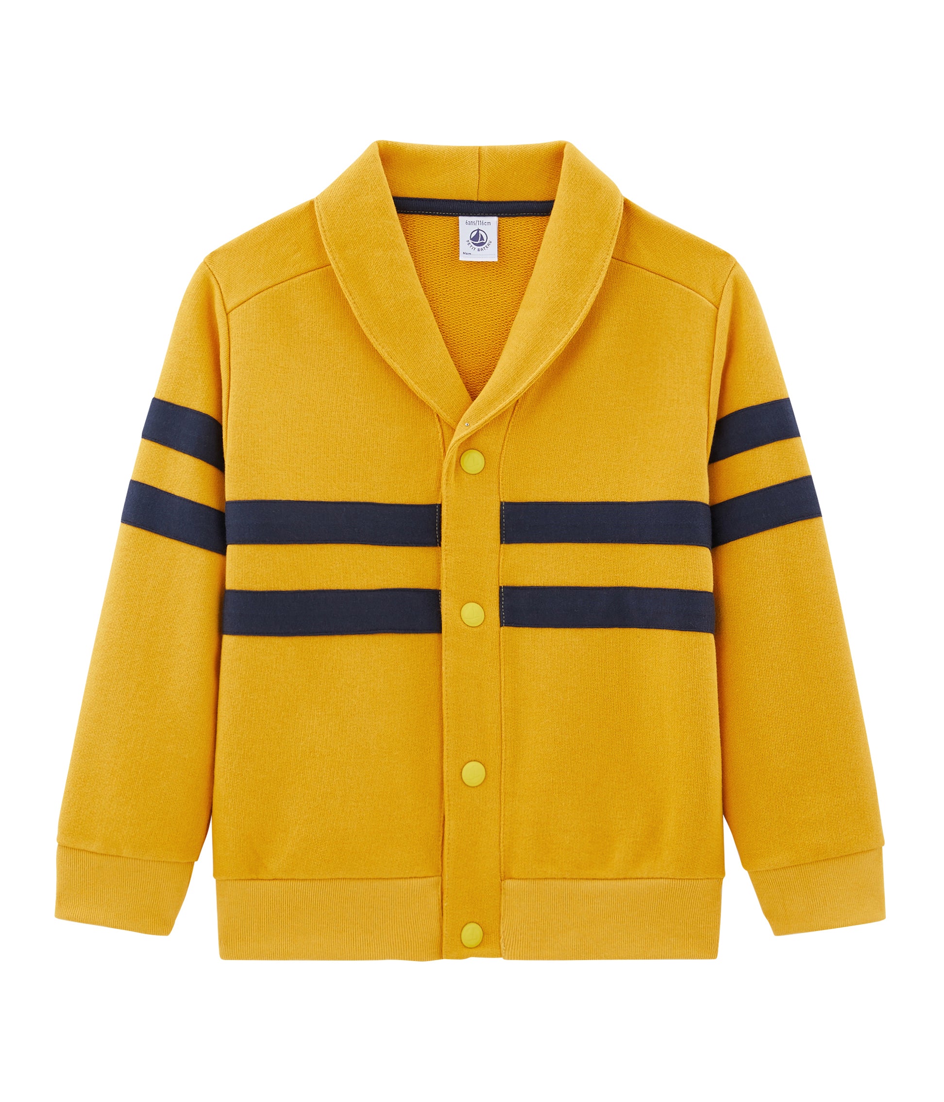 Boys Yellow Cotton Coat