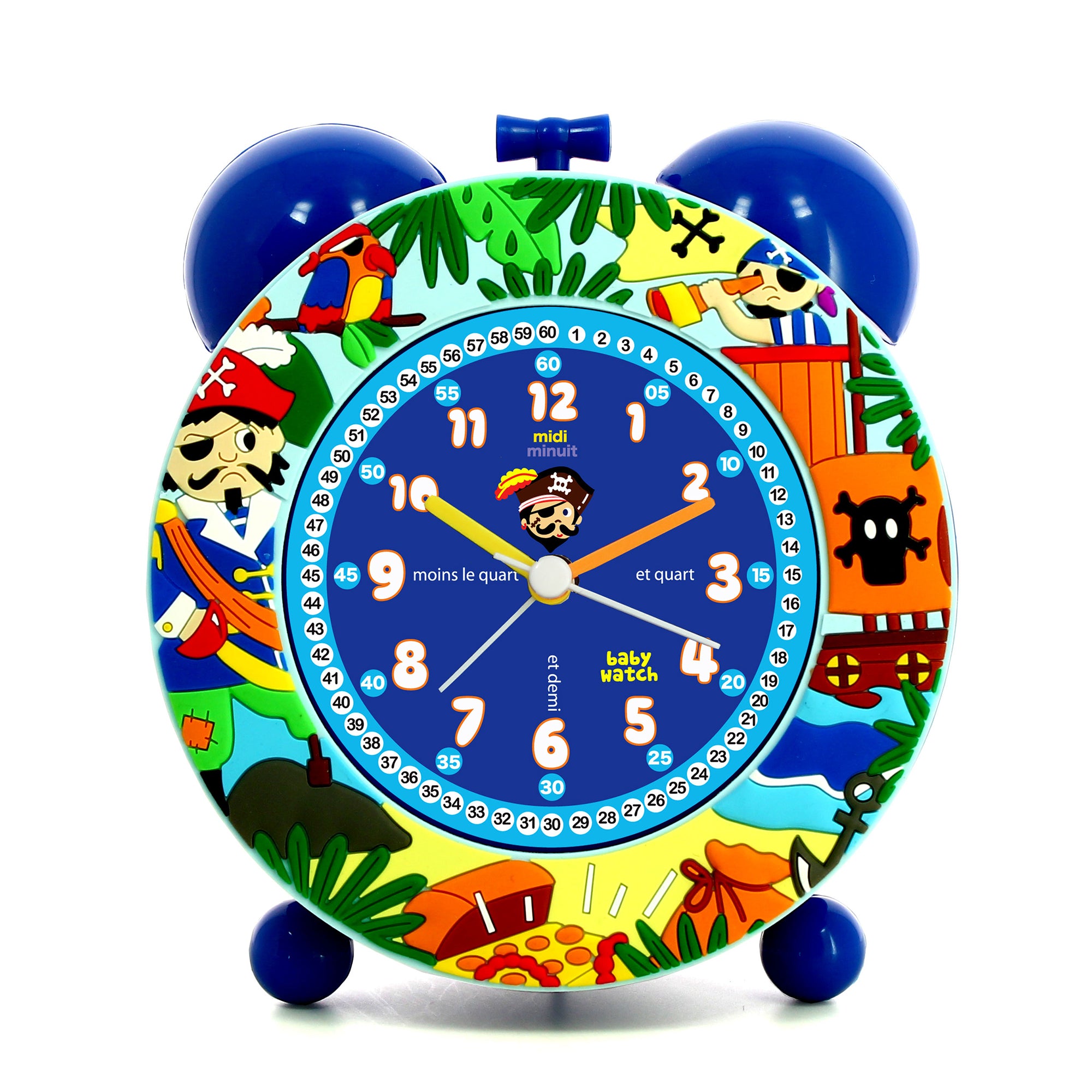 Boys Blue Pirate Alarm Clock