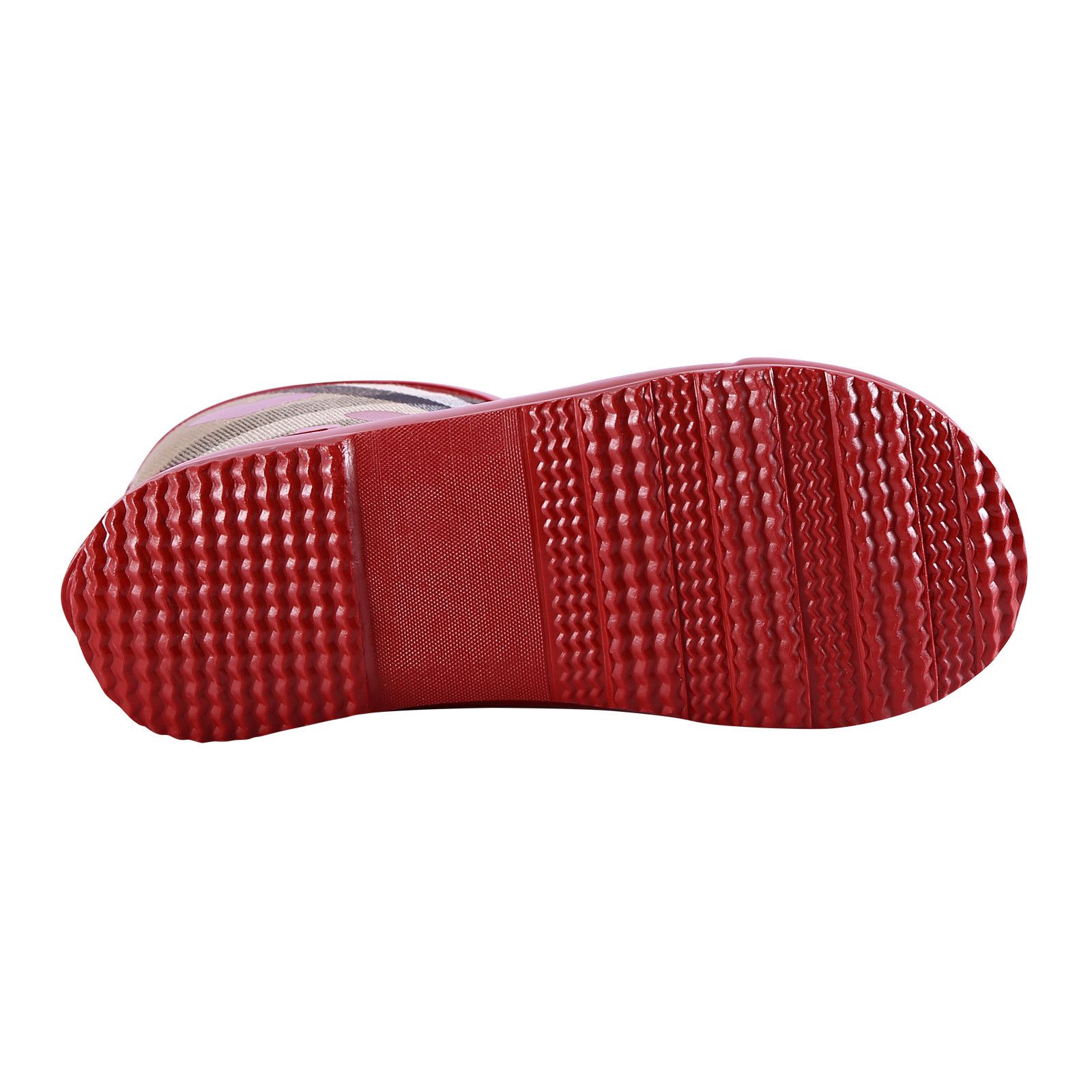 Baby Girls Red Rain Boots With House Check & Hearts - CÉMAROSE | Children's Fashion Store - 4