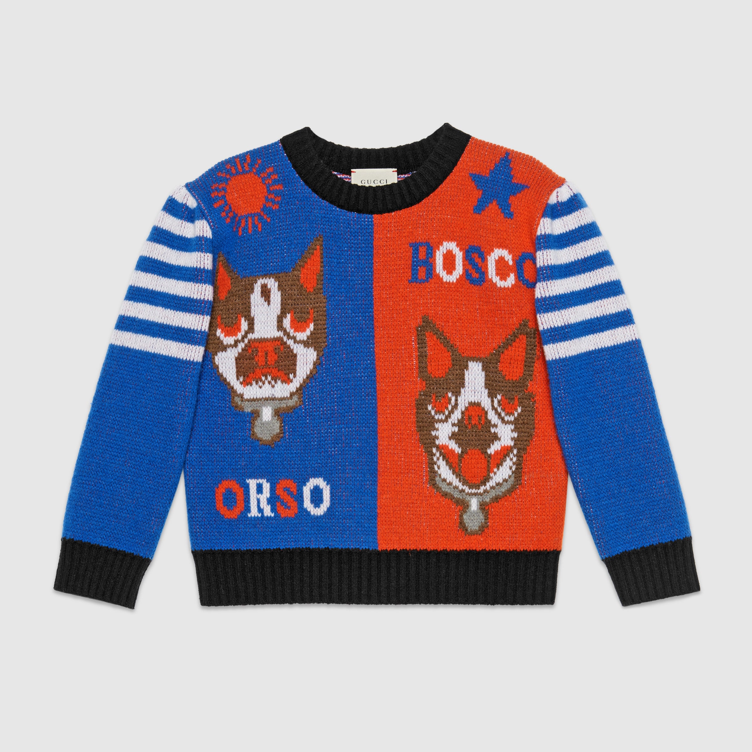 Boys & Girls Marine Blue Wool Sweater