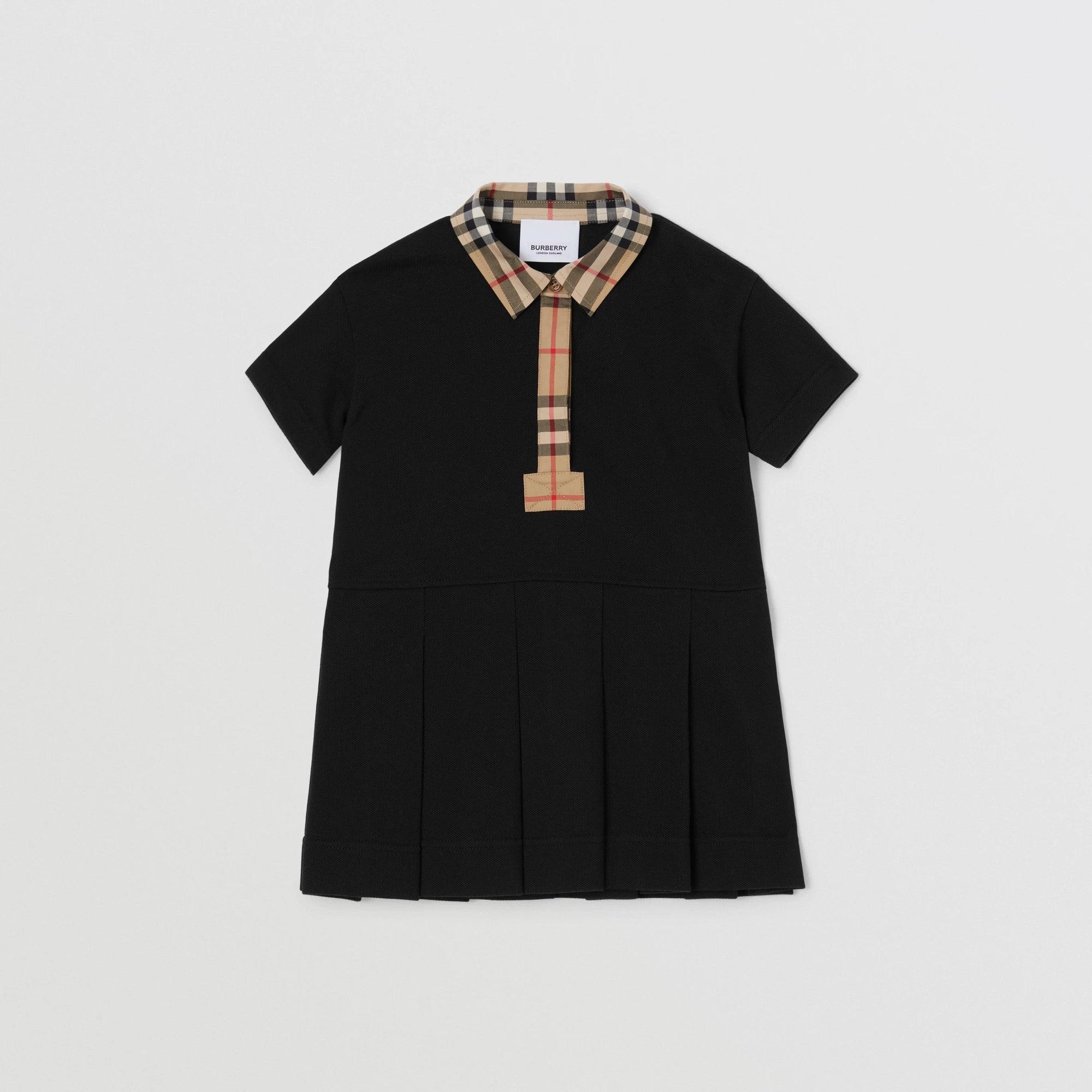 Baby Girls Black Cotton Dress