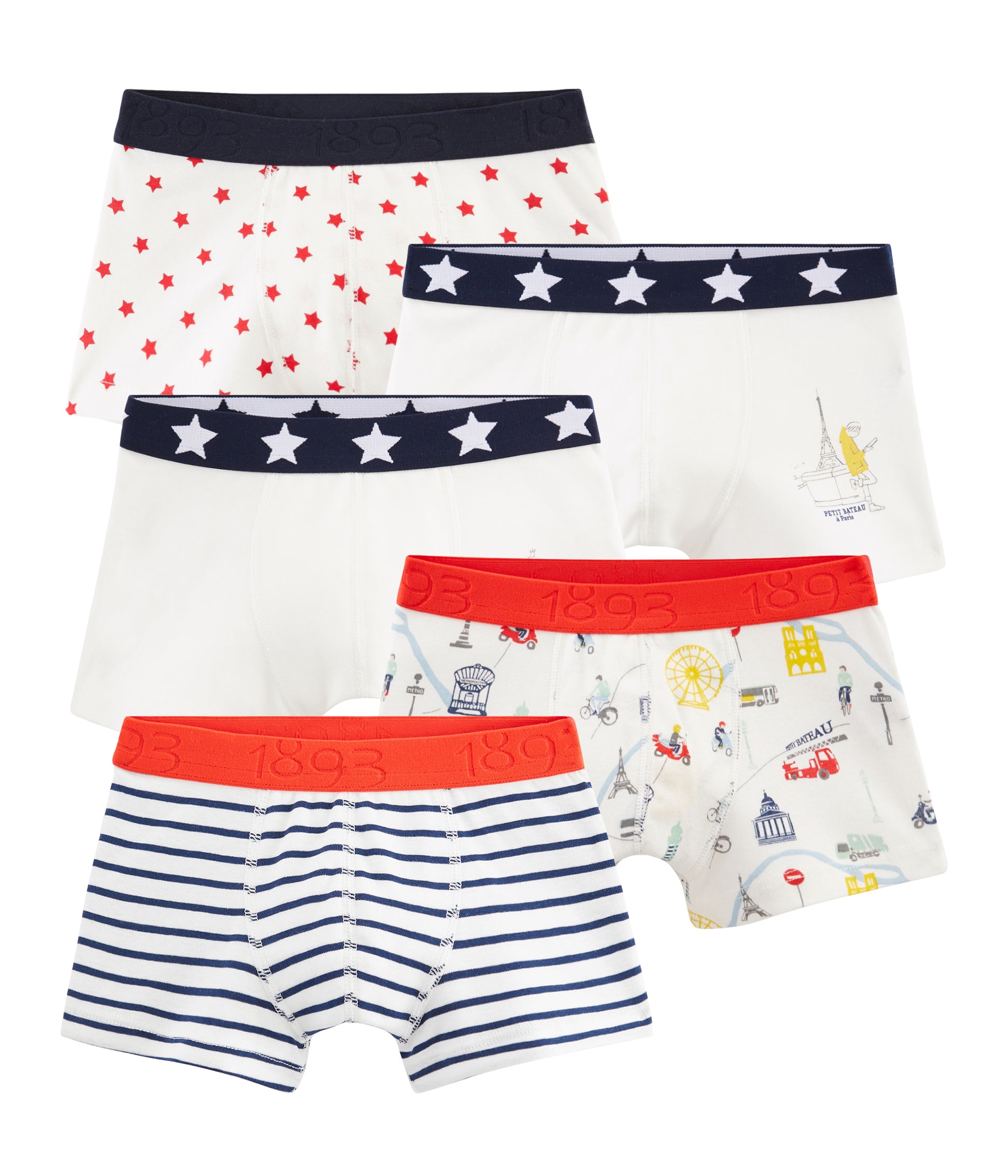 Boys Multicolor Underwear Sets