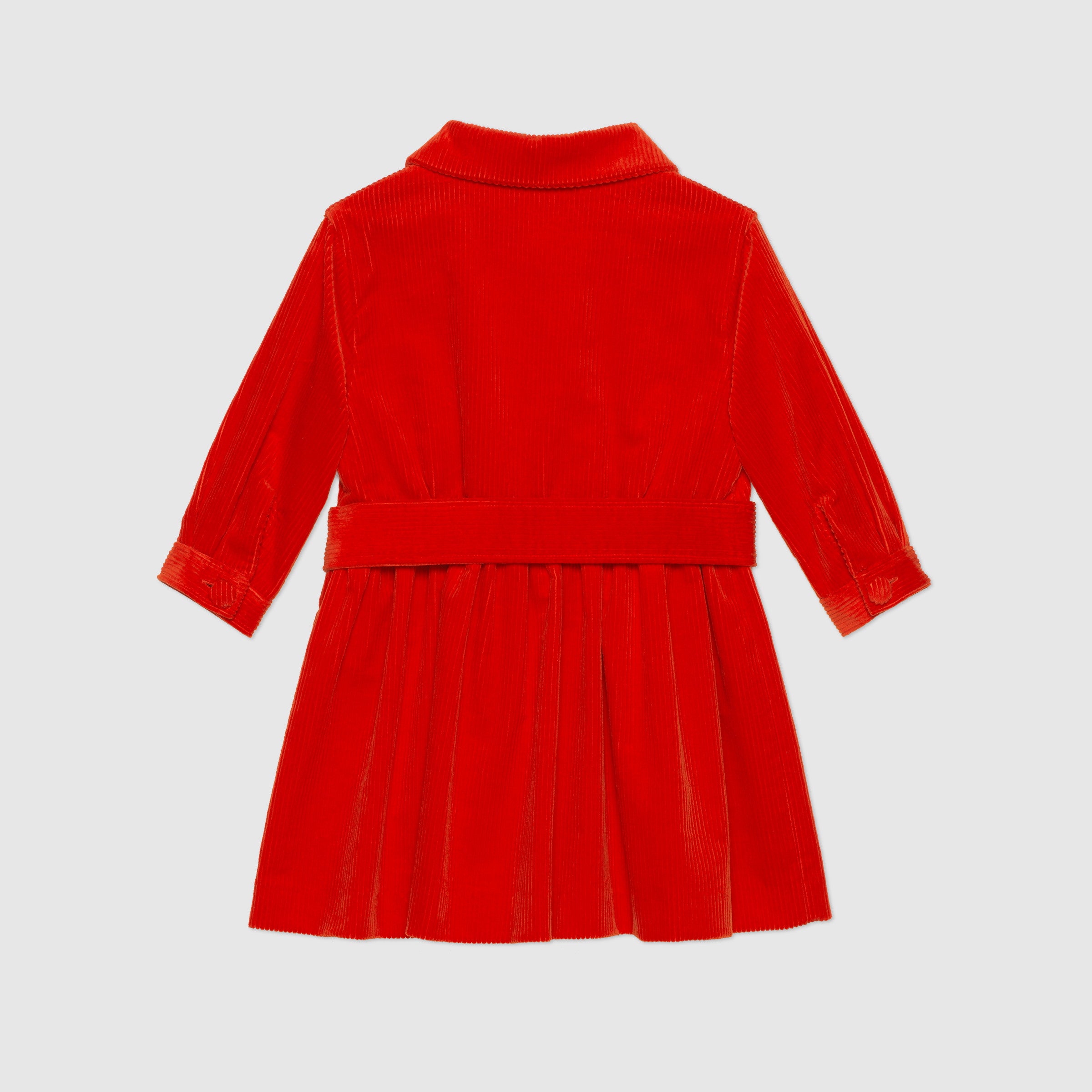 Robe Fille Lumineuse en Coton Feu