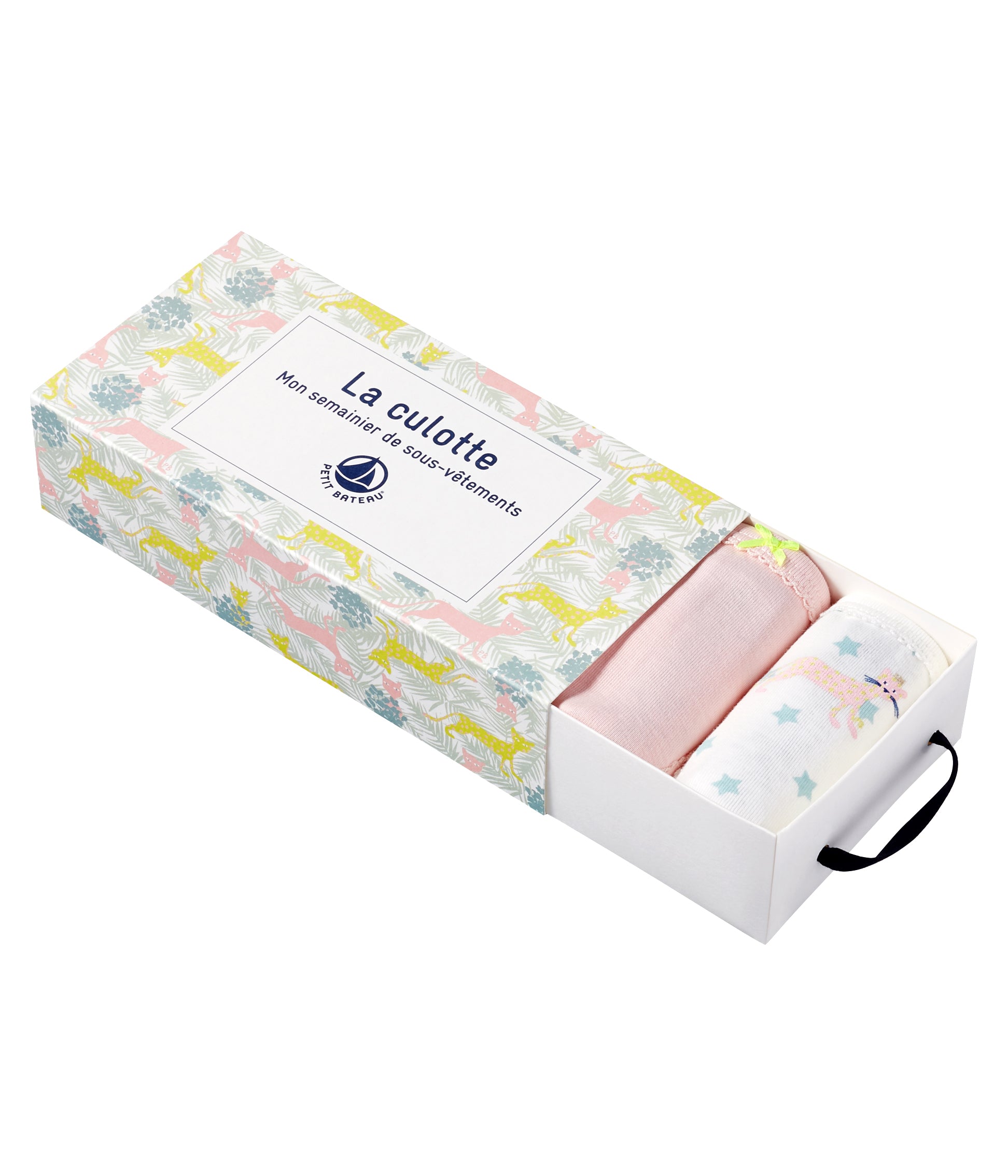 Lot de 5 culottes en coton multicolores pour filles