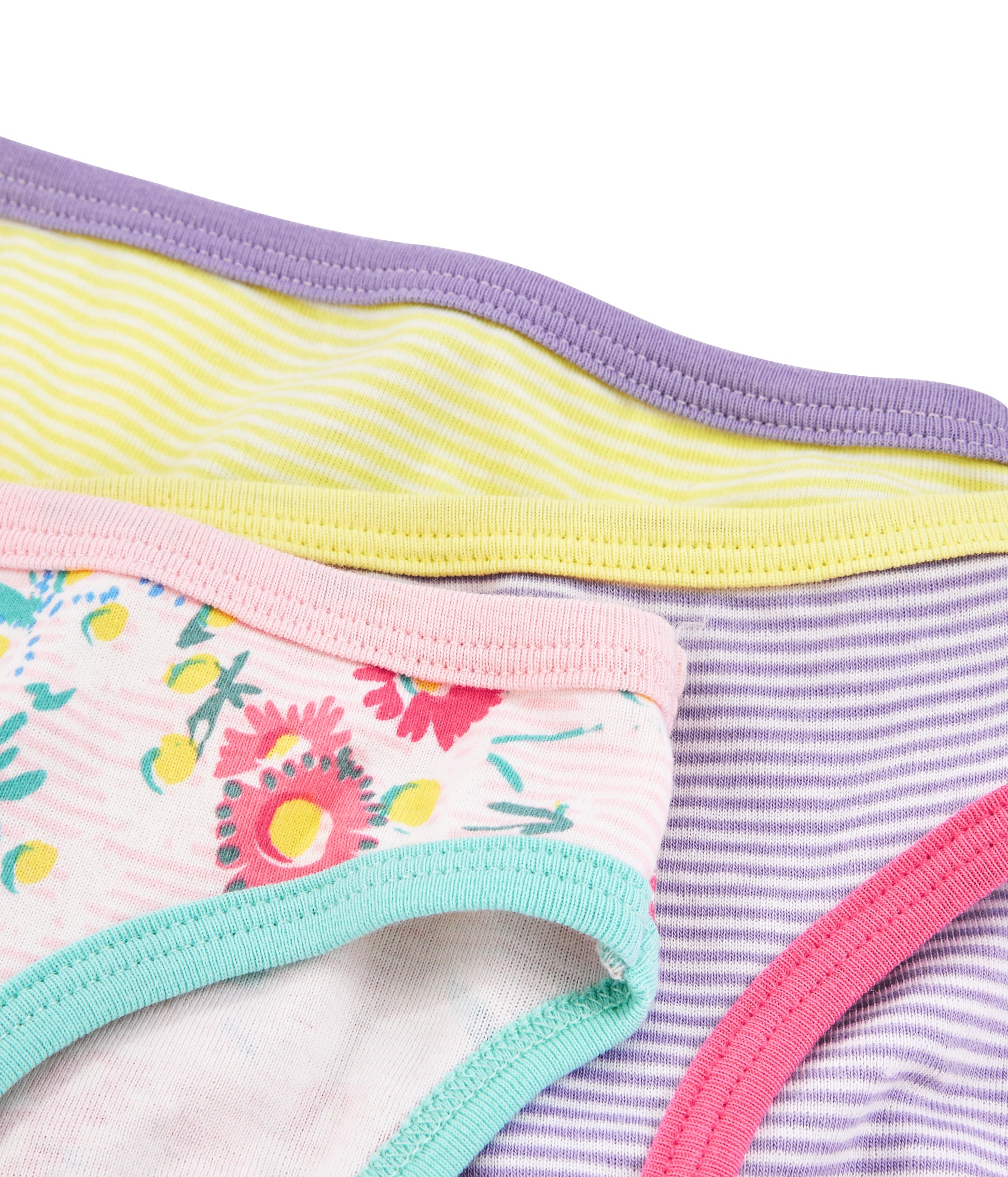 Lot de 3 slips en coton multicolores pour fille