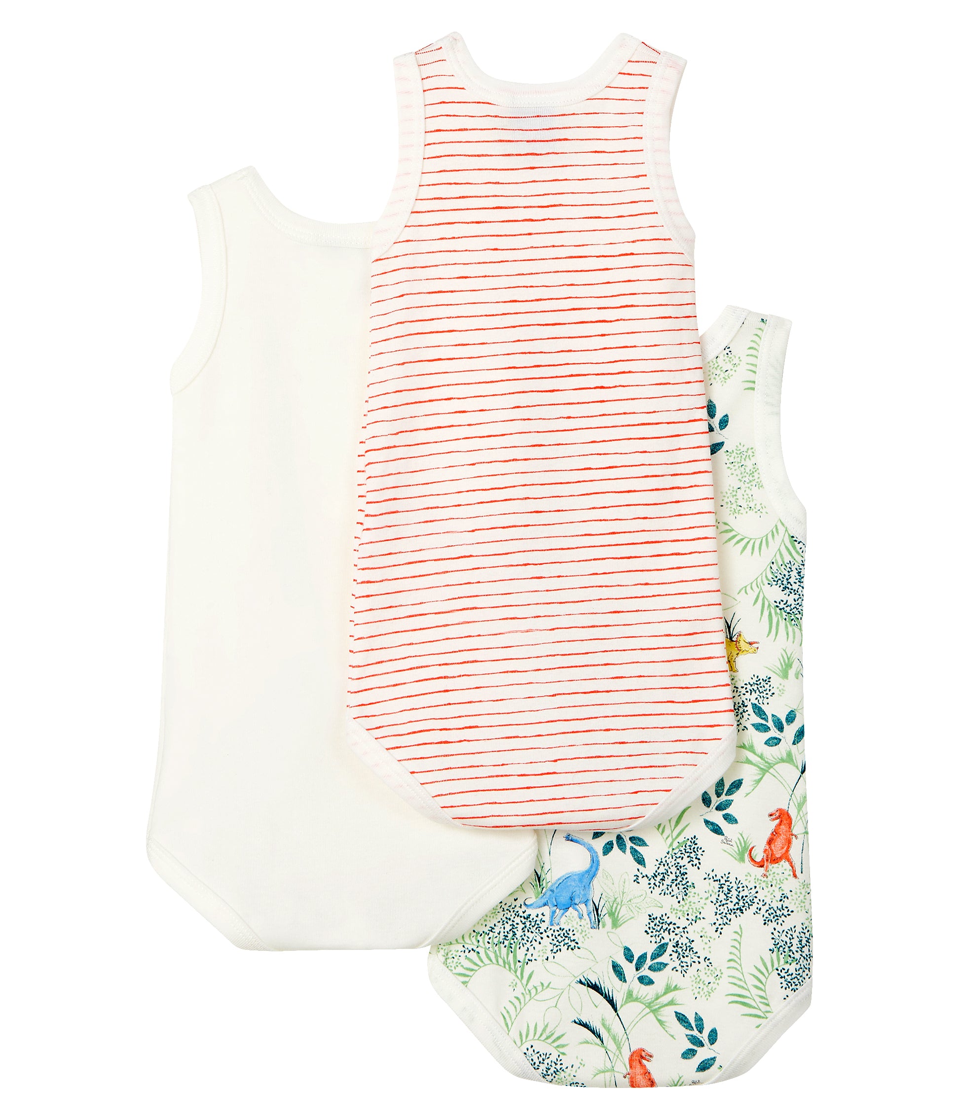 Baby Boys Multicolor Cotton Babysuit