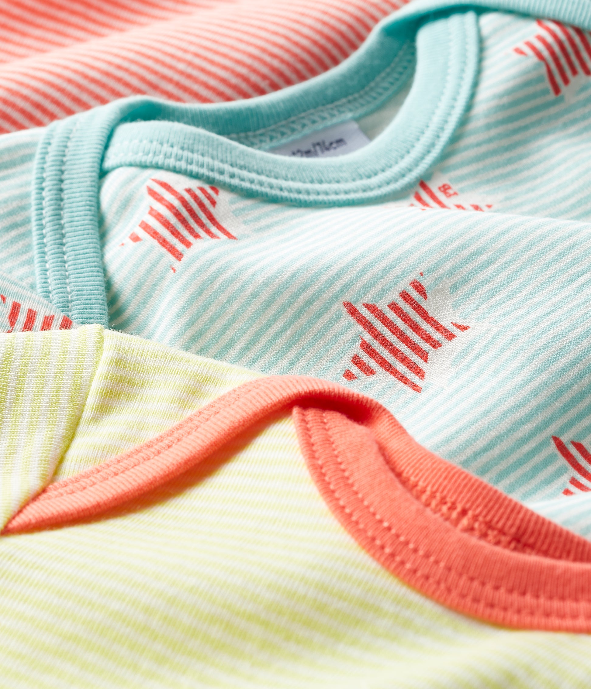 Ensemble de bodies en coton multicolore pour bébés garçons (lot de 3)