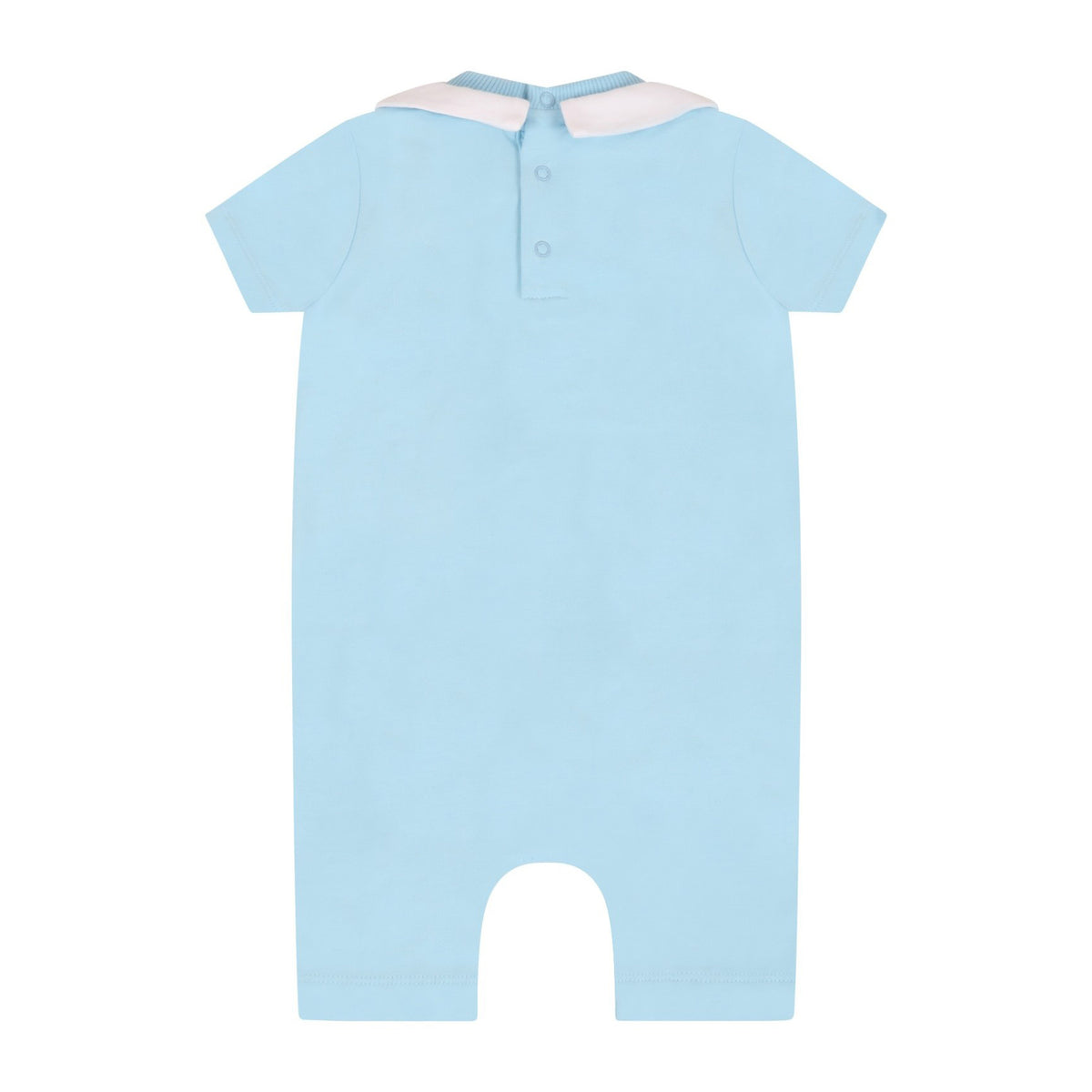 Grenouillère en coton bleu pour bébés garçons