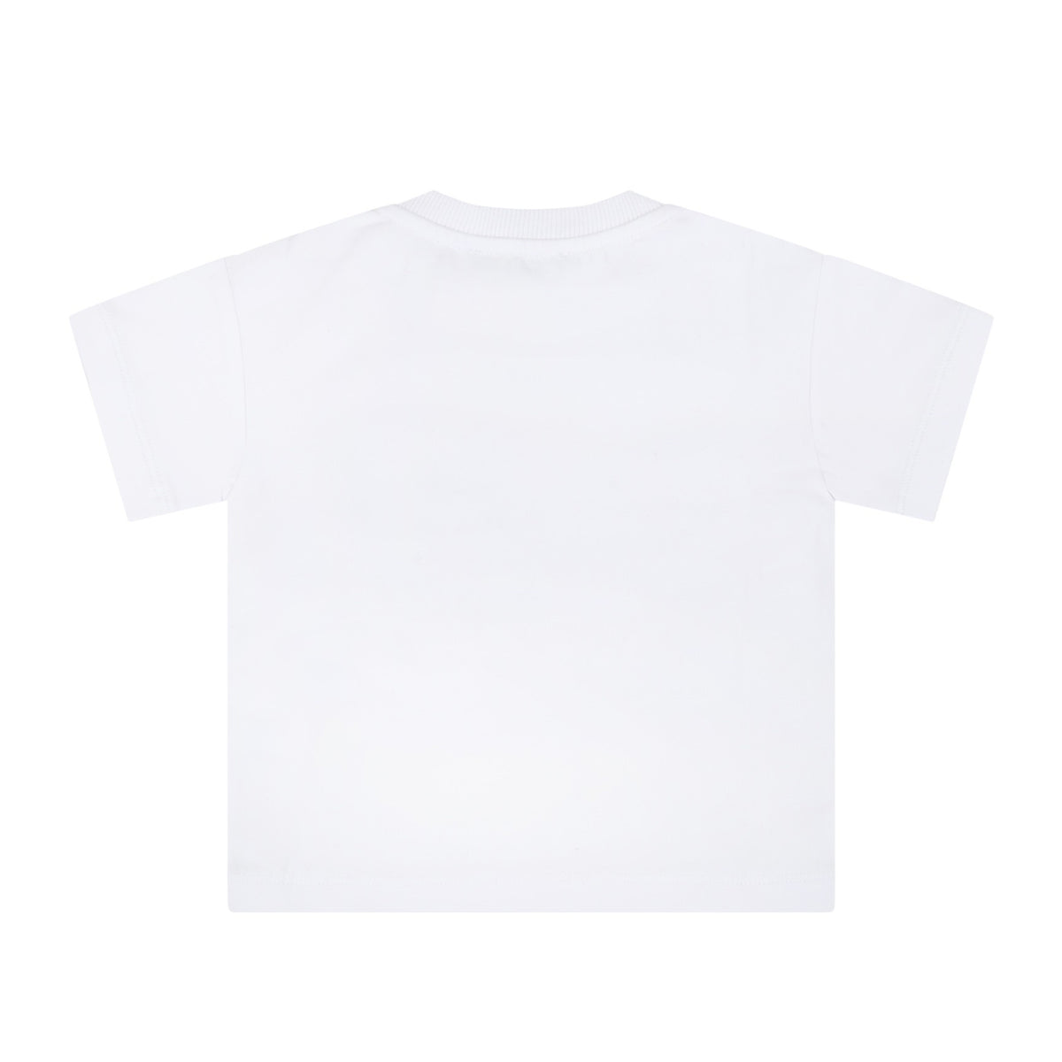 T-shirt blanc en coton pour bébés garçons et filles