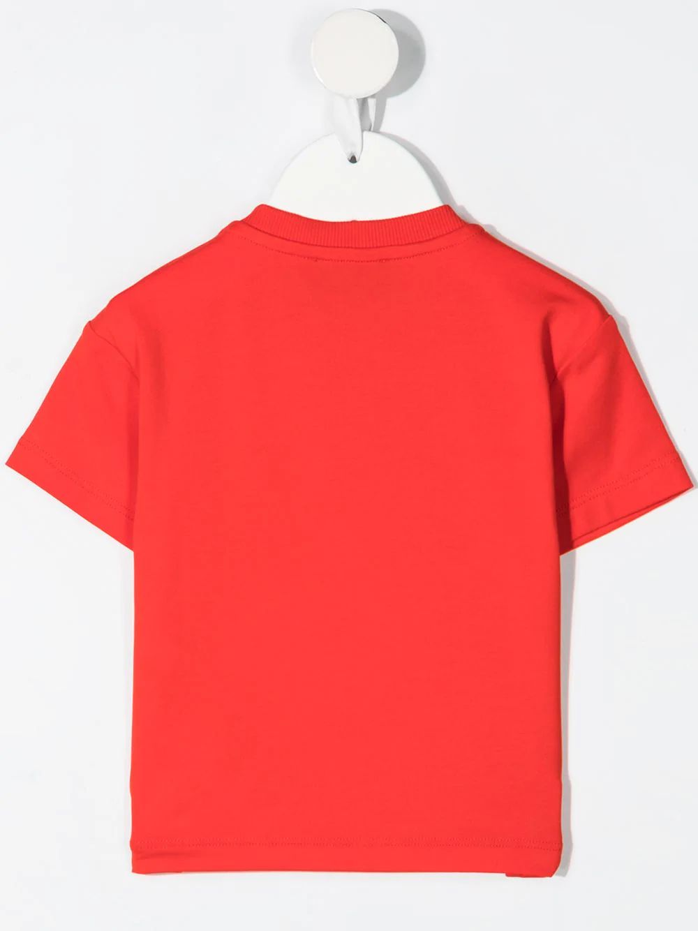 T-shirt rouge en coton pour bébés garçons et filles