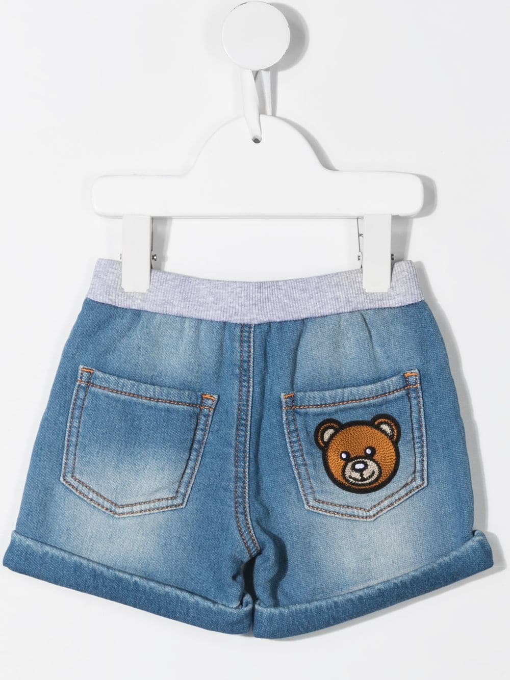 Shorts en coton bleus pour bébés garçons et filles