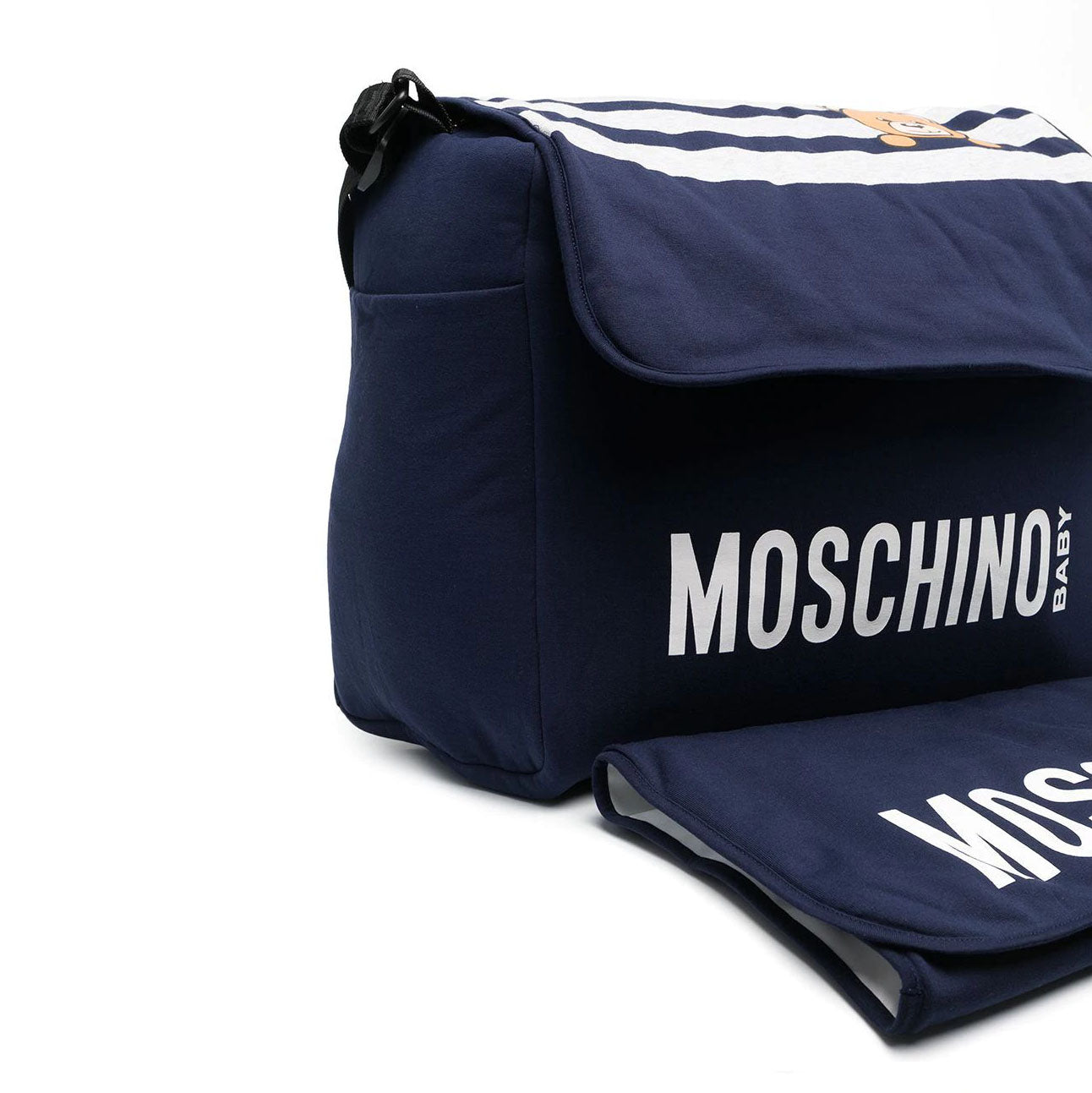 Sac gris et marine à logo pour filles