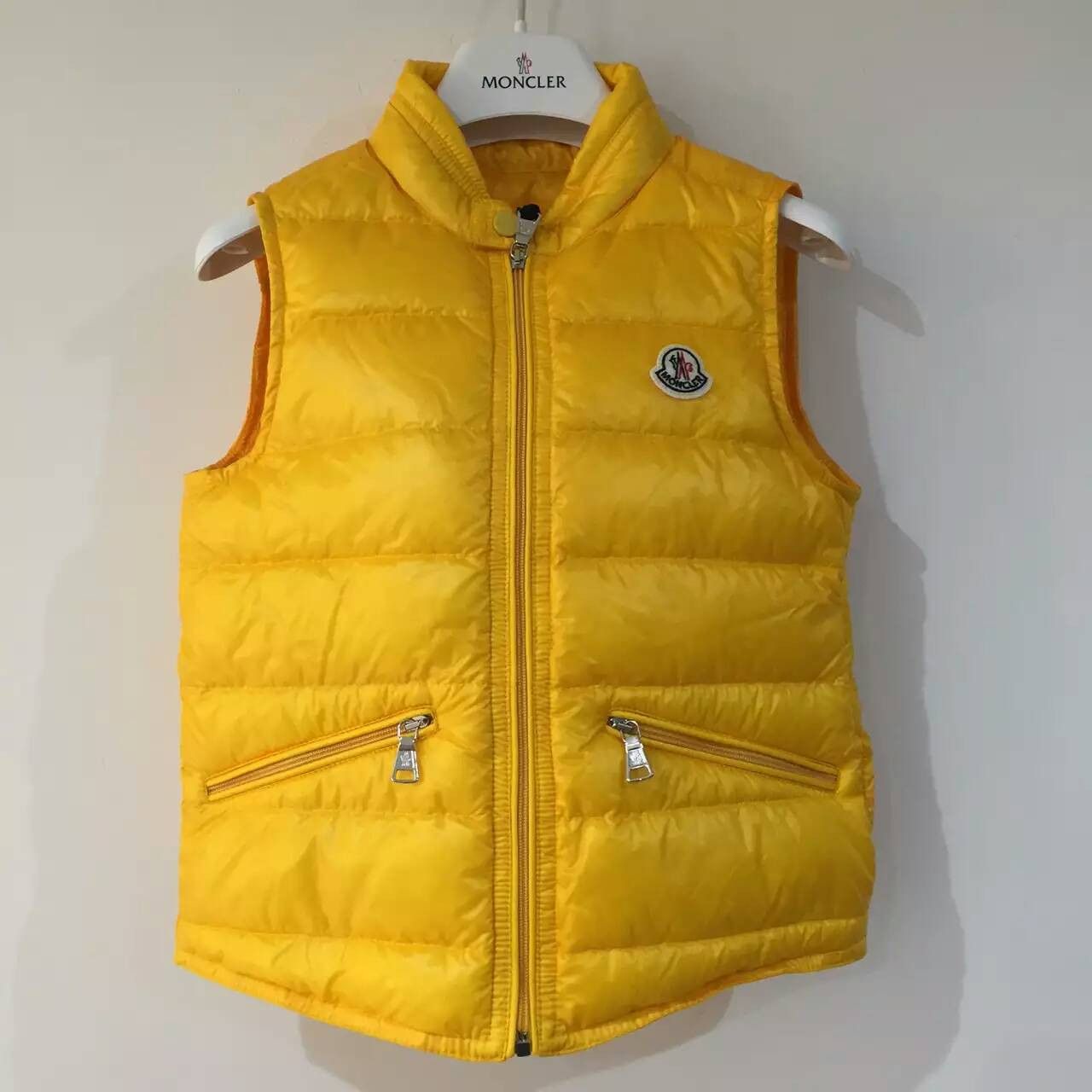 Boys Yellow Down Padded 'Gui' Gilet - CÉMAROSE | Children's Fashion Store - 1