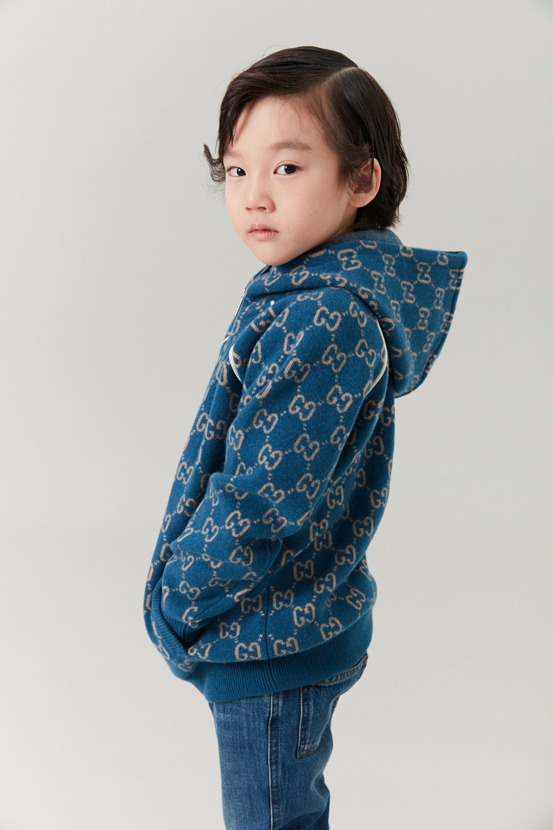 Sweat à capuche Avio GG pour garçons et filles