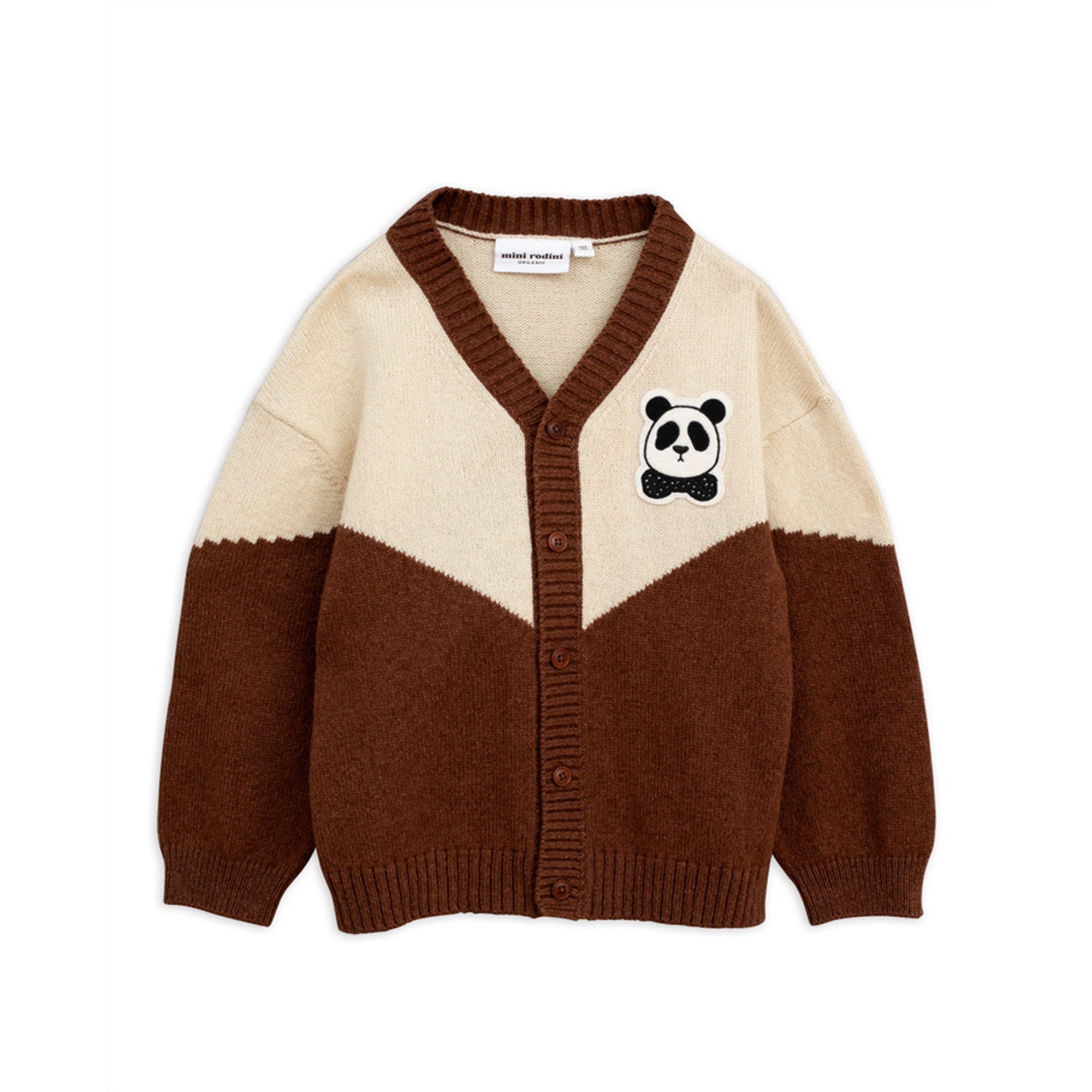 Boys Brown Organc Cotton Cardigan