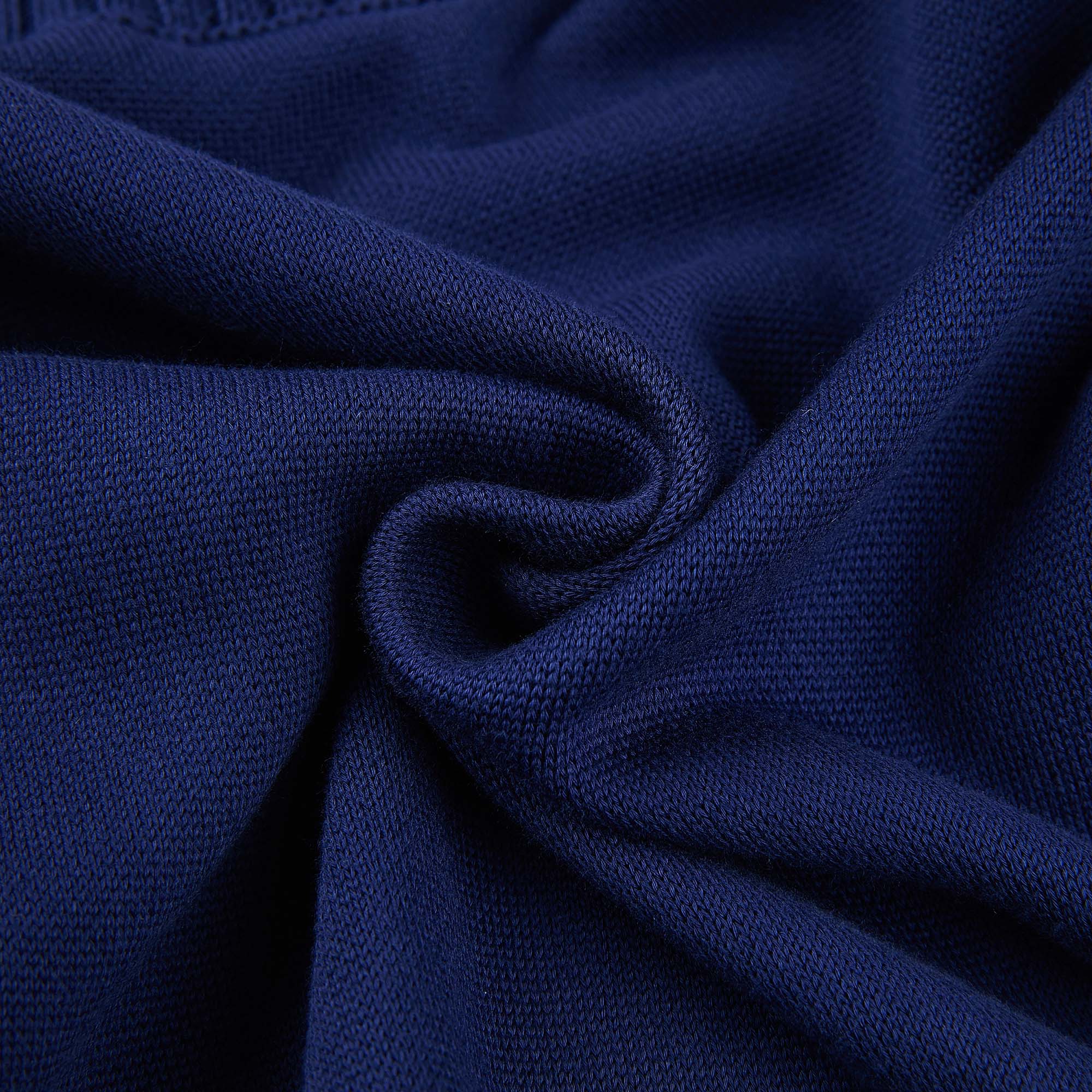 Cardigan zippé en maille bleue pour fille