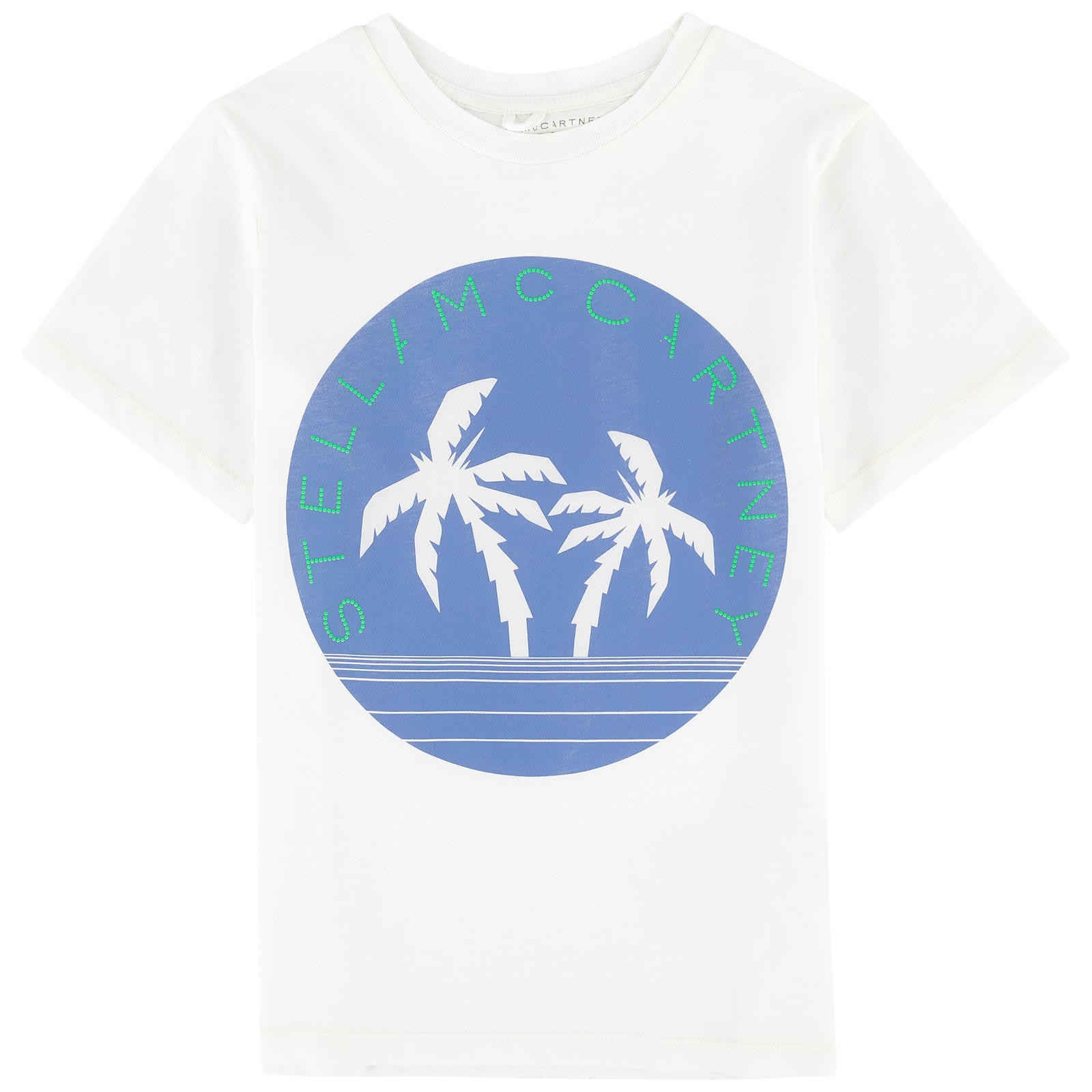 Boys White Graphic Organic Cotton T-shirt - CÉMAROSE | Children's Fashion Store - 1