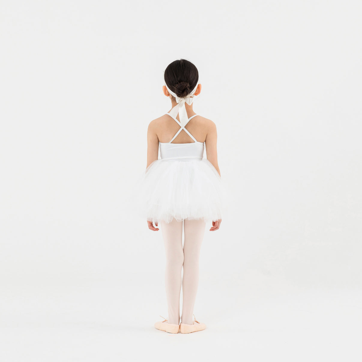 Jupon de danse blanc pour filles