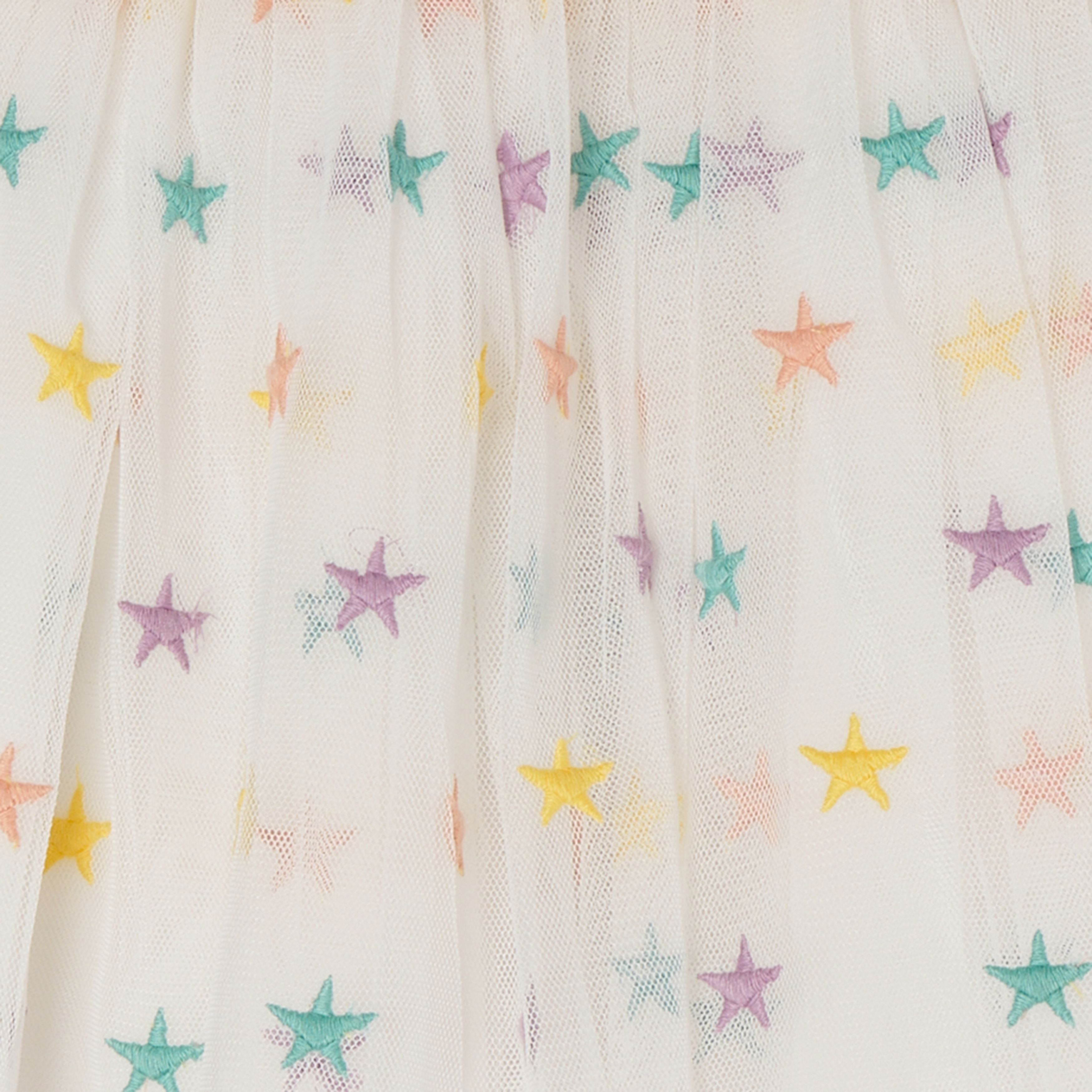 Baby Girls White Star Dress Set